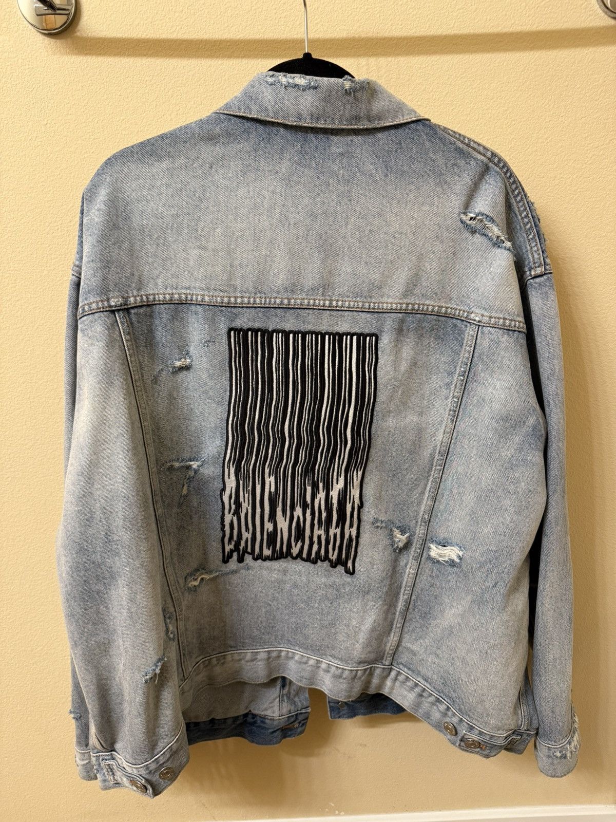 Balenciaga Balenciaga Denim Jacket Size US XL / EU 56 / 4 - 3 Thumbnail