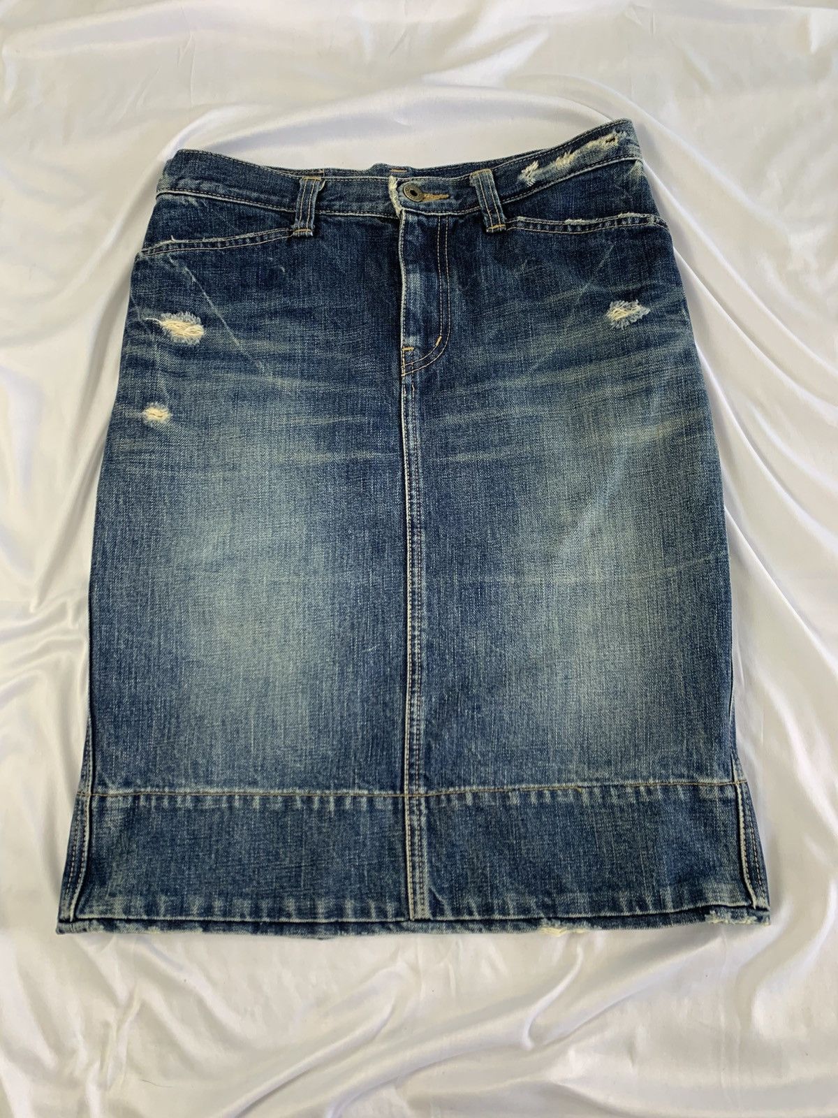 Hysteric Glamour hysteric glamour skirt jeans fade style Size 30" / US 8 / IT 44 - 4 Thumbnail