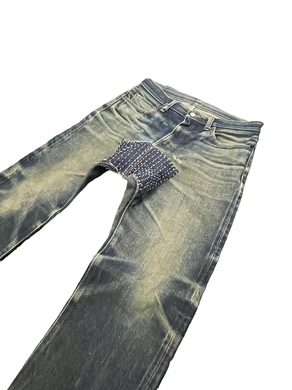 KOJIMA GENES × Vintage Vintage Kojima Genes Selvedge Distresed Denim Size US 34 / EU 50 - 2 Thumbnail