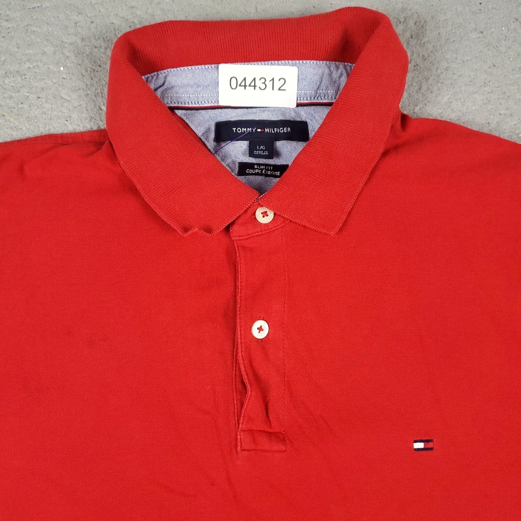 Tommy Hilfiger Tommy Hilfiger Polo Shirt Mens Large Red Casual Short Sleeve Polo Shirt Mens L Red Modern Preppy Brand Shirt Mens Size US L / EU 52-54 / 3 - 2 Thumbnail