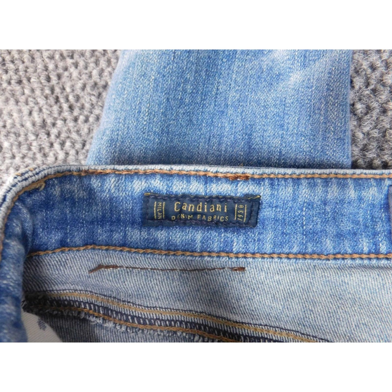 Lucky Brand Lucky Brand Jeans Women 2 Blue Dark Denim Zip Pockets Skinny Crop Regular Rise American Style Candiani Pattern Solid Cotton Blend Spandex Denim Size 26" / US 2 / IT 38 - 5 Thumbnail
