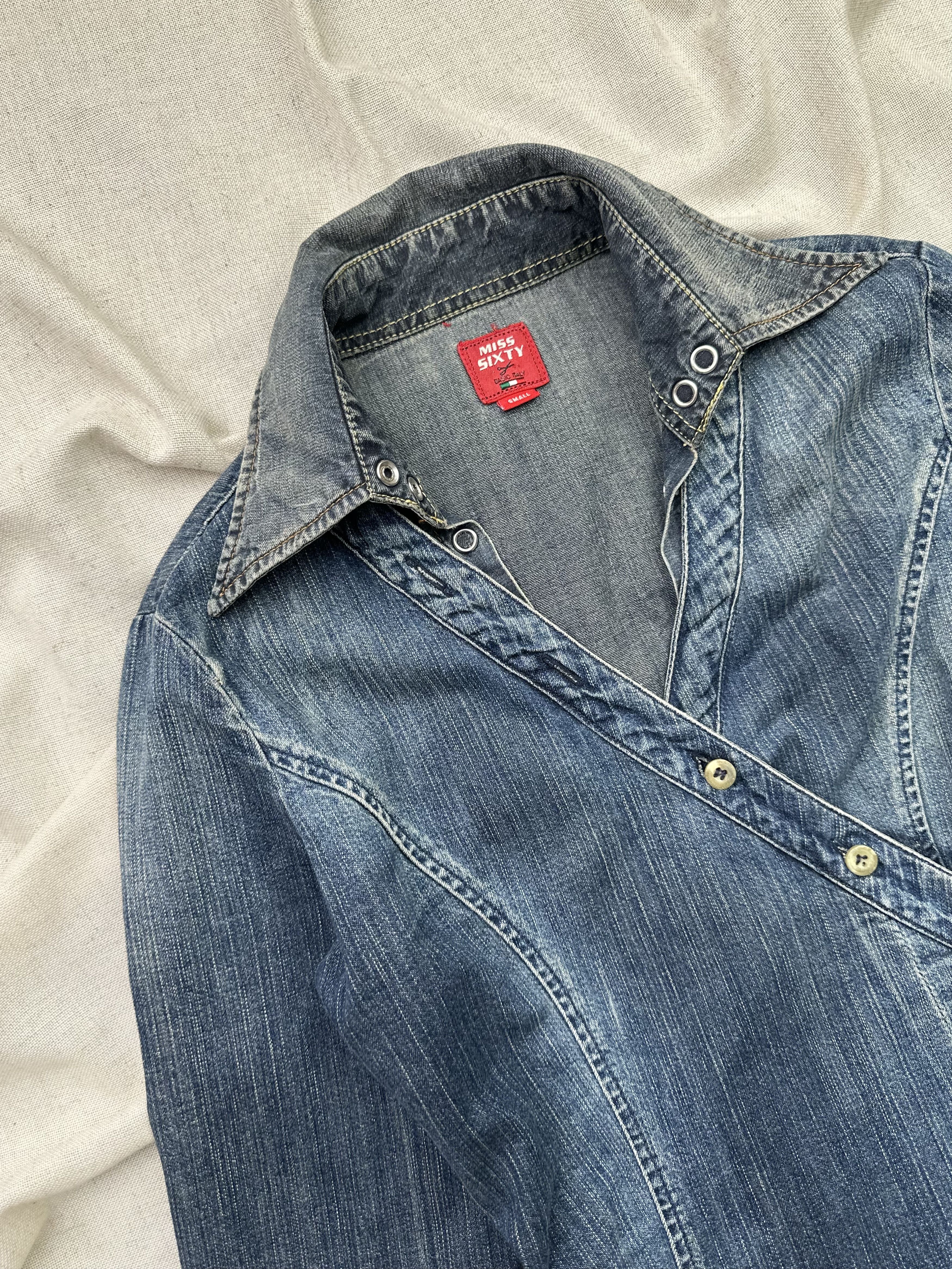 Miss Sixty Miss Sixty Denim Dress Size S / US 4 / IT 40 - 3 Thumbnail