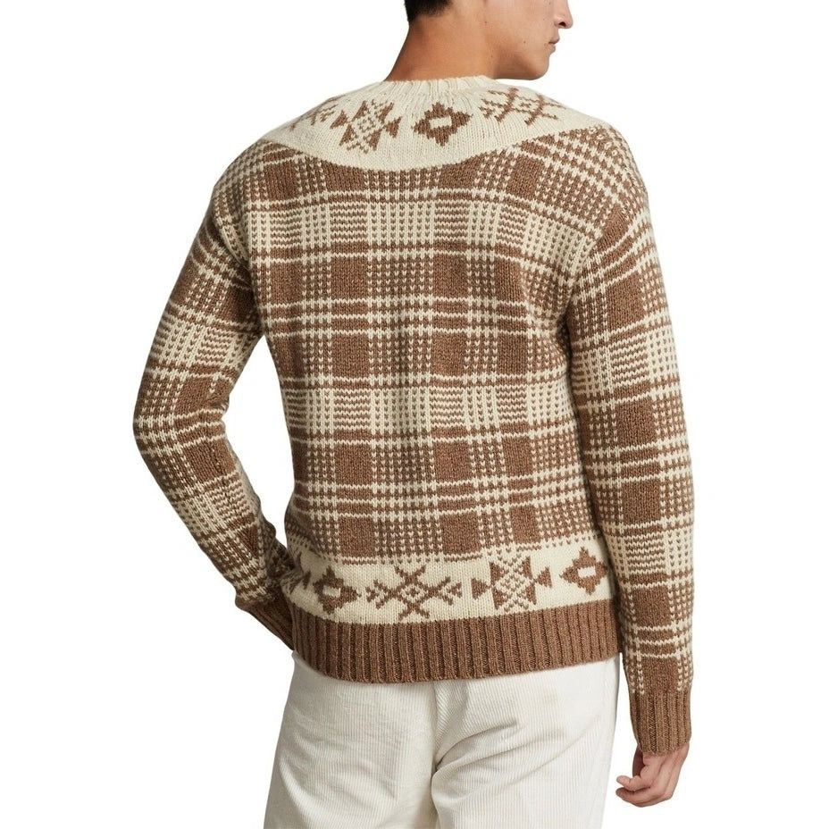 Polo Ralph Lauren Ralph Lauren Polo Plaid Wool Linen Jumper Size US XXL / EU 58 / 5 - 4 Thumbnail