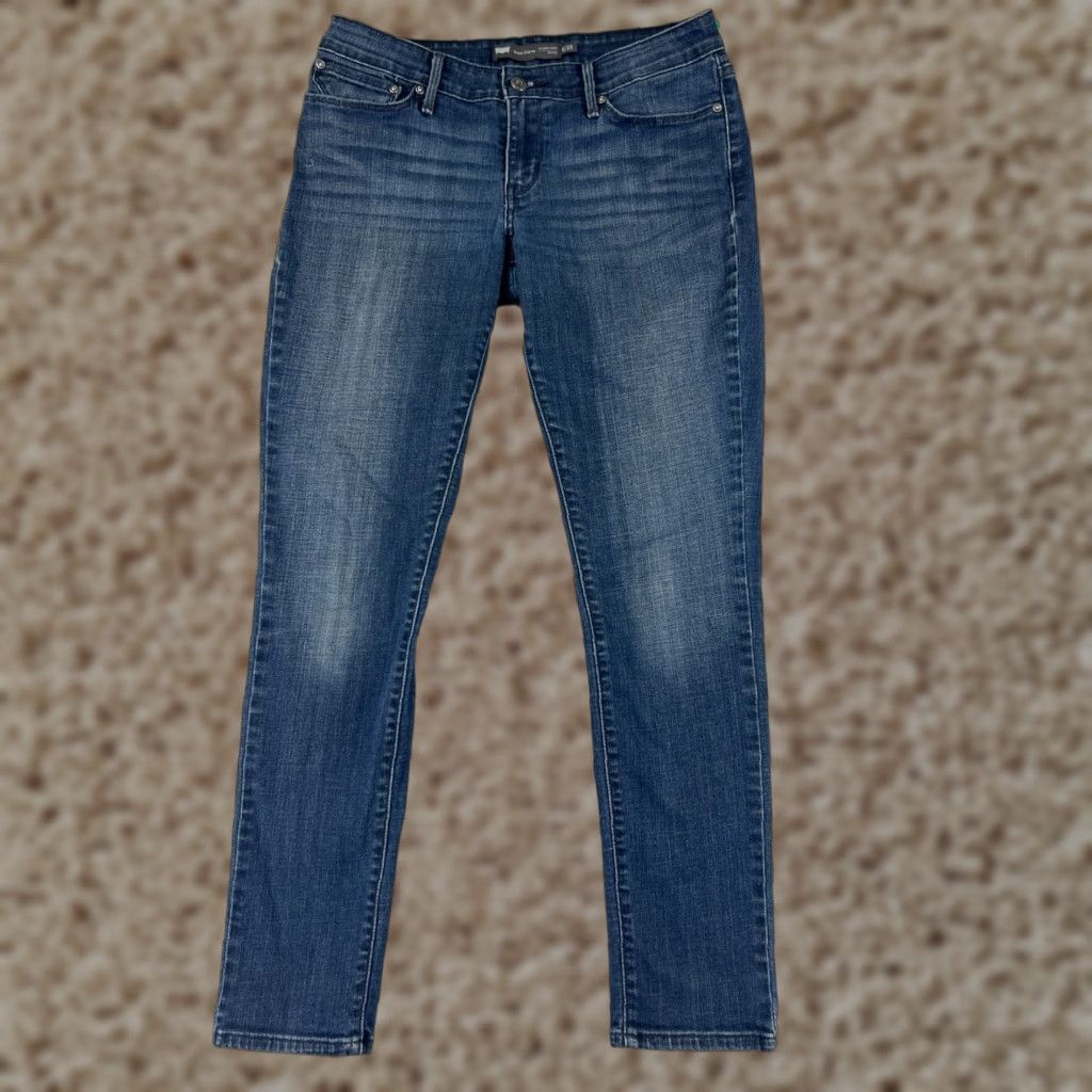 Levi's VINTAGE Levis Jeans Womens 26x30 Denim Blue 3 Slim Skinny Bootcut Low Rise City Levi’s Demi Curve Womens Jeans 5-Pocket Stretch Regular Country Mexico Size 26" / US 2 / IT 38 - 1 Thumbnail