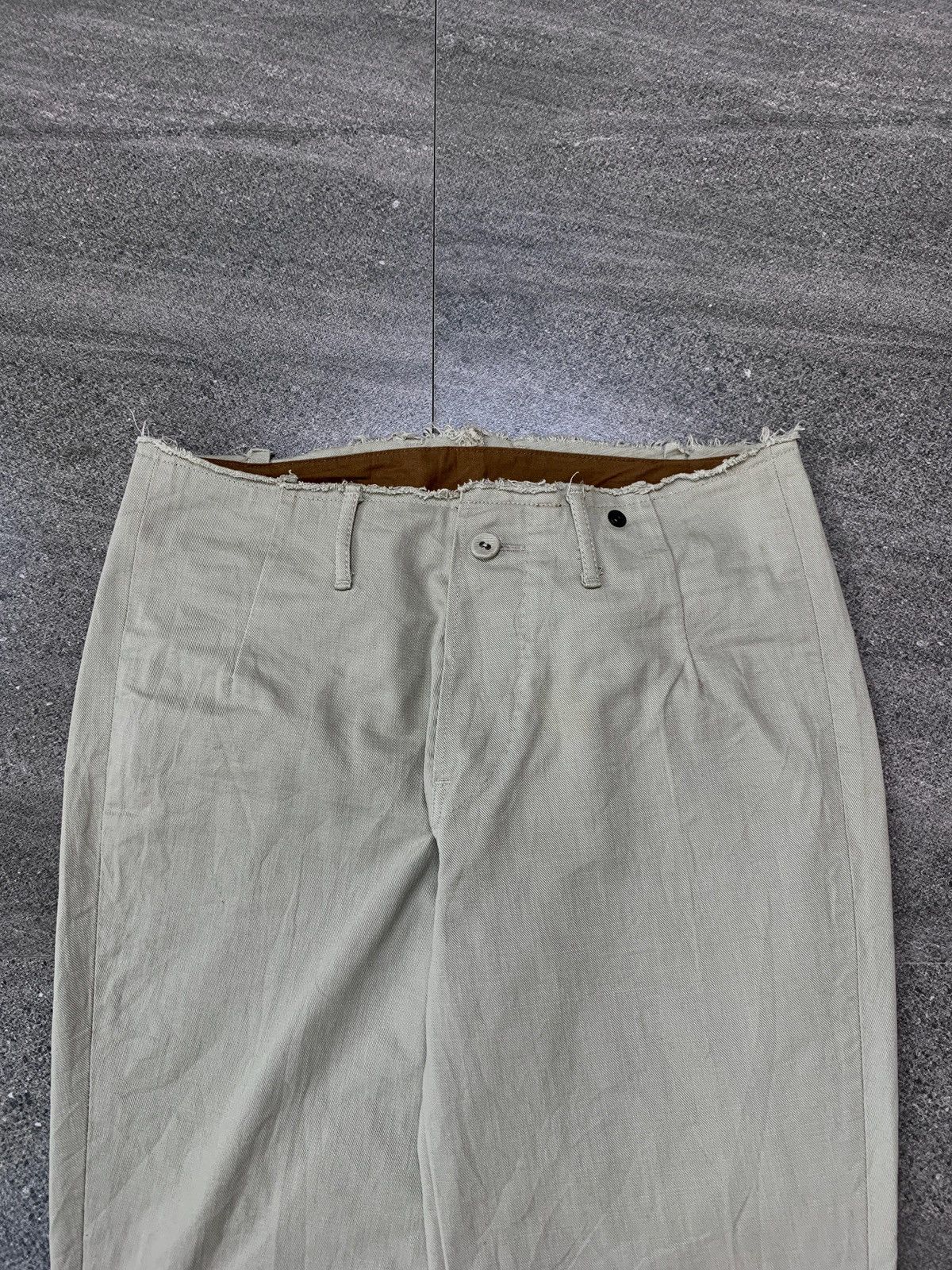 Kapital FREE IMPORT TAX Raw Cut Flared Slim Pants Size US 29 - 3 Thumbnail