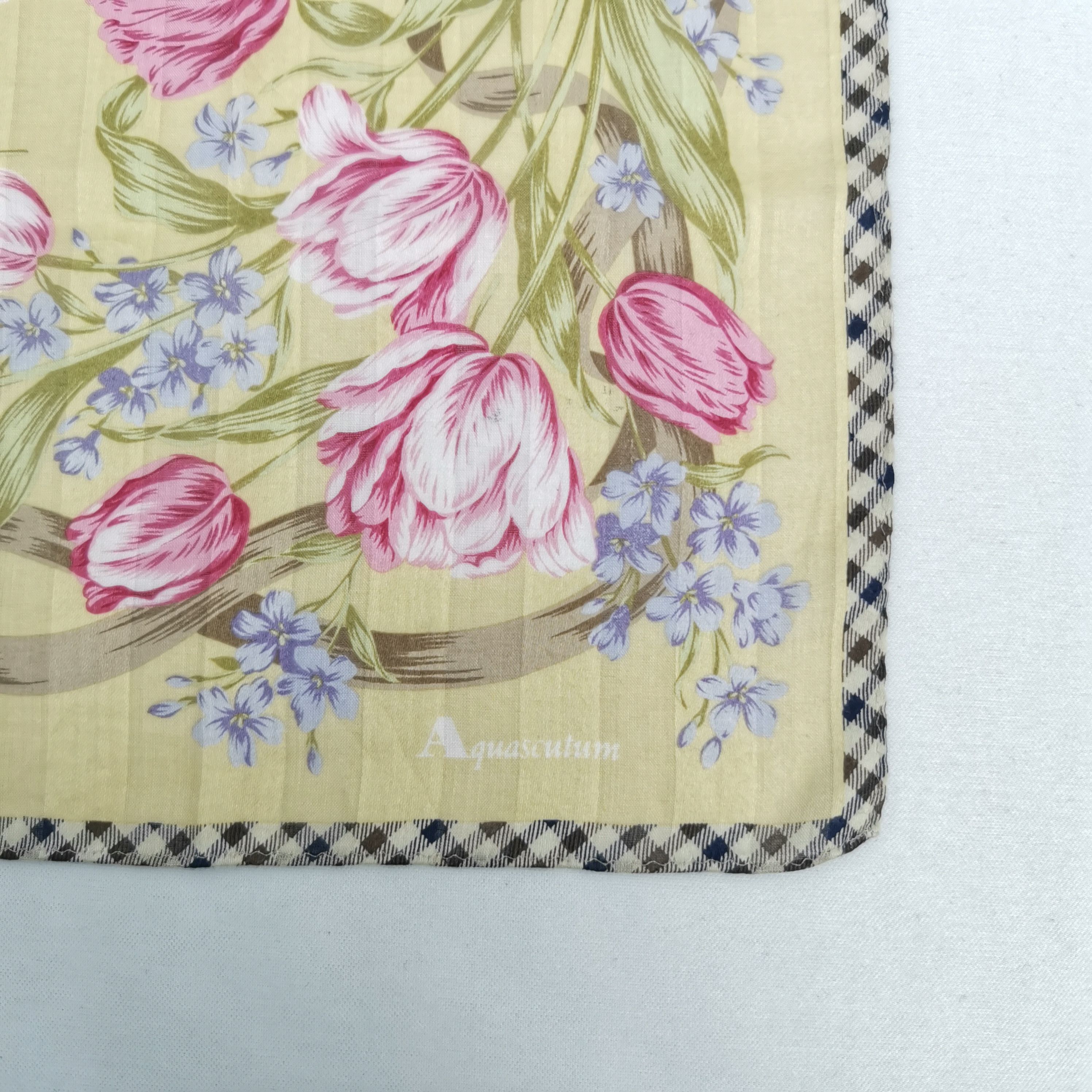 Aquascutum Vintage Aquascutum Handkerchief Bandana Pocket Square Size ONE SIZE - 3 Thumbnail