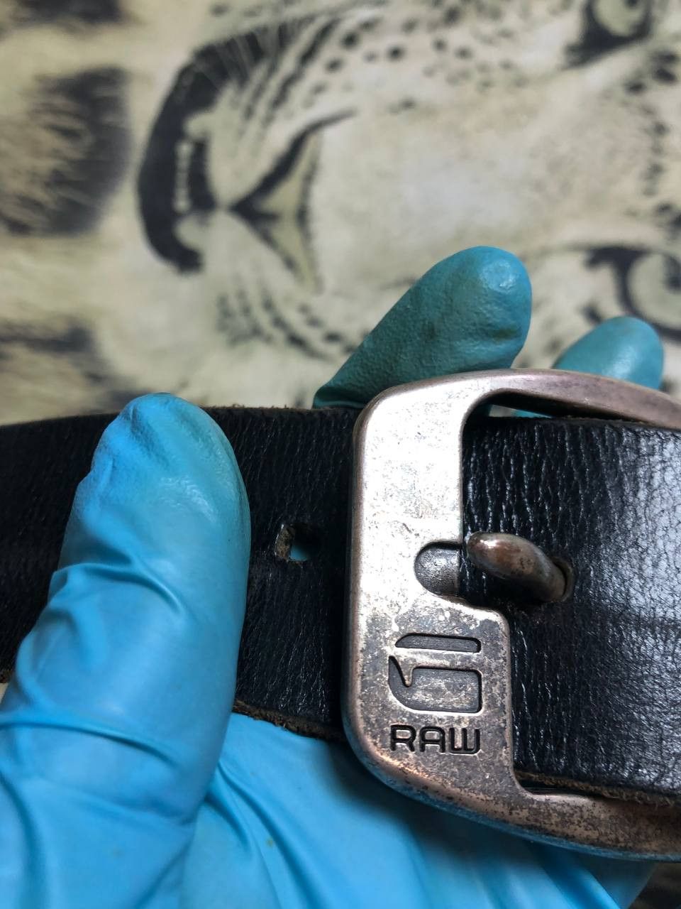 G-Star G-Star RAW Belt Genuine Leather Distressed Size ONE SIZE - 6 Thumbnail