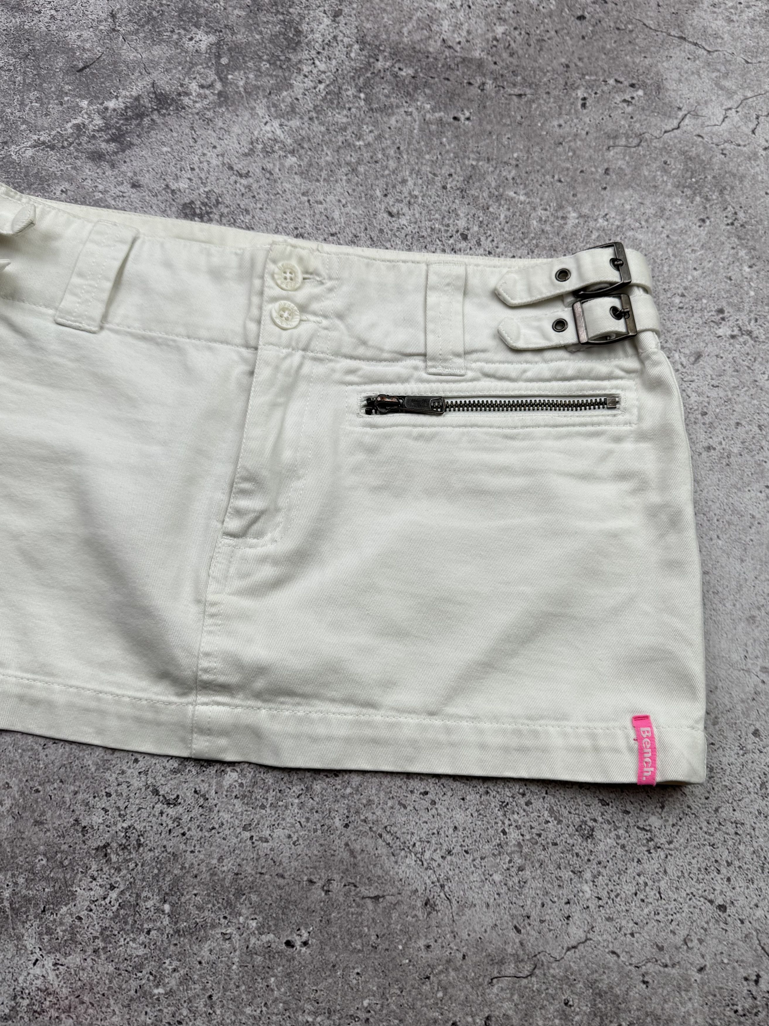 Vintage Vintage Mini Skirt With Straps C284(V591)(E8) Size 27" / US 4 / IT 40 - 3 Thumbnail
