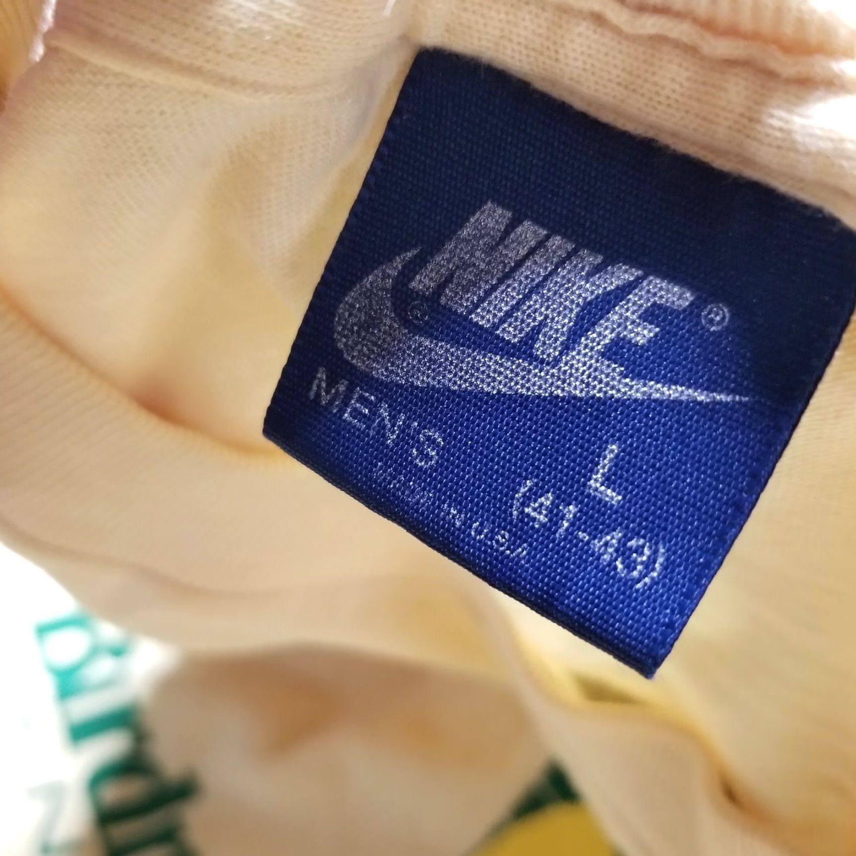 Nike VINTAGE Nike Shirt Mens L Yellow Bardmoor Tennis Center Distressed Double Sided USA 1980s Graphic Tee Mens Size US L / EU 52-54 / 3 - 6 Thumbnail