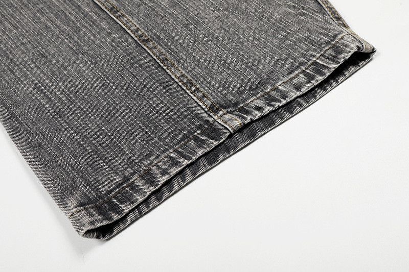 Vintage Men's American Retro Patchwork & Distressed Curved-Leg Jeans Size US 32 / EU 48 - 5 Thumbnail