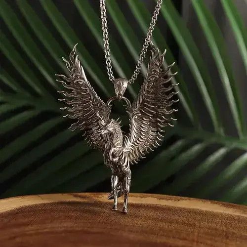 Jewelry Unicorn Wings Necklace Size ONE SIZE - 4 Thumbnail