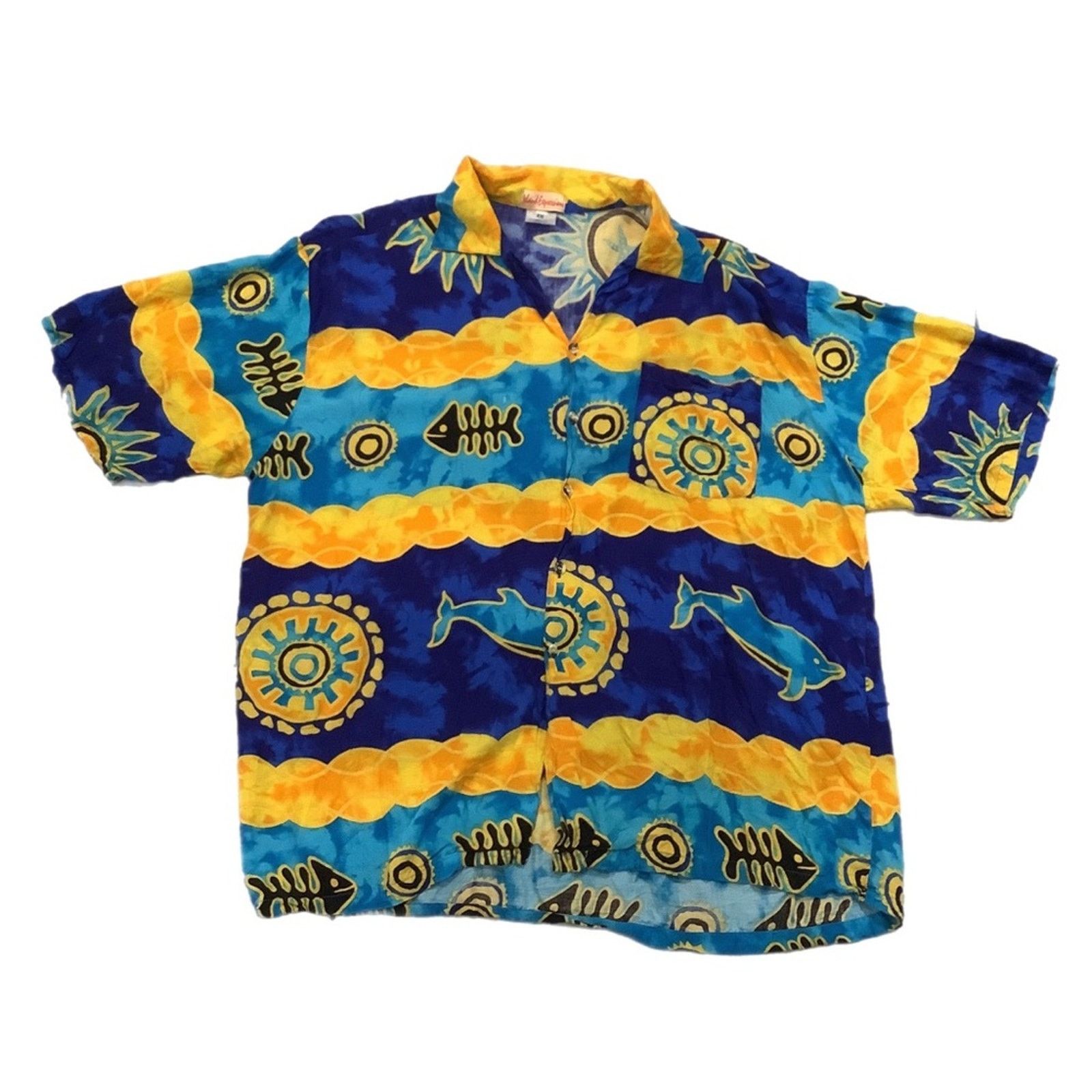 Vintage Island Expression Hawaiian shirt Size US XXL / EU 58 / 5 - 1 Thumbnail