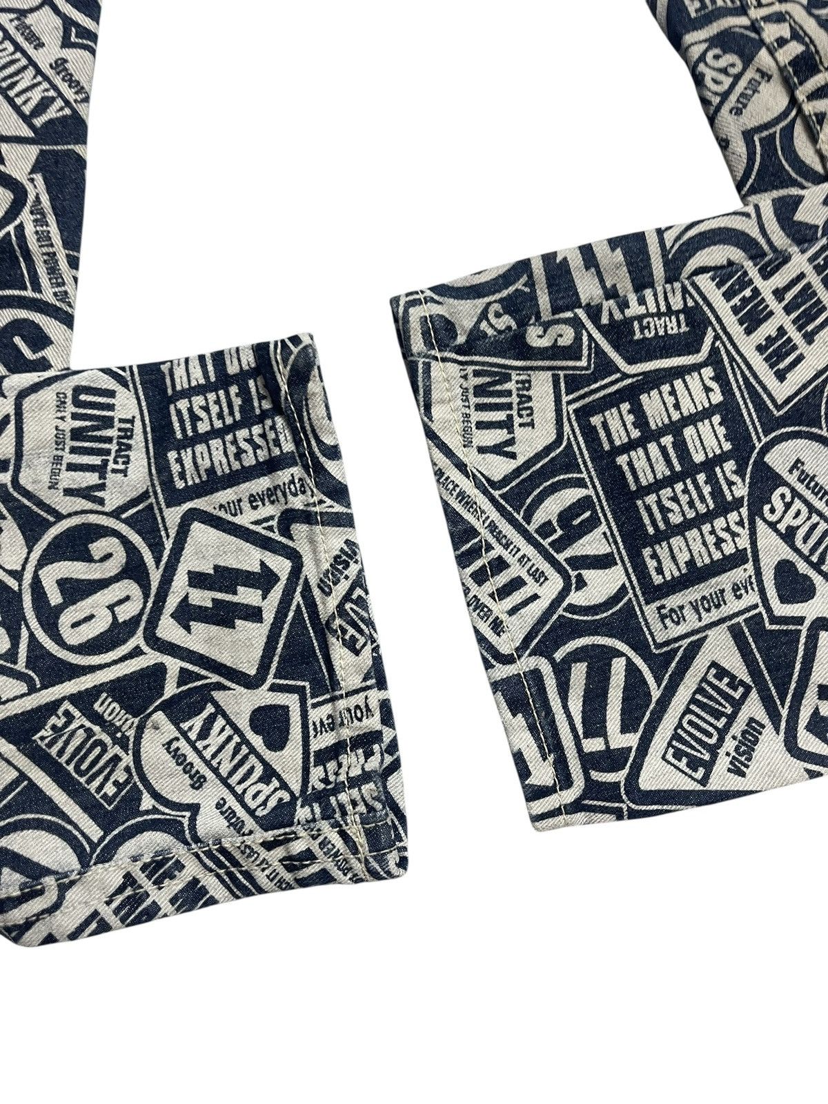 Japanese Brand Vintage Original Jeans Fullprint Hysteric Glamour Style Size US 34 / EU 50 - 8 Thumbnail