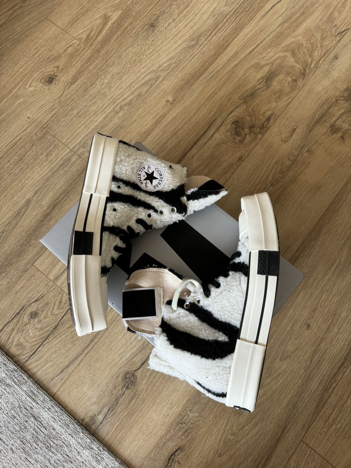 Rick Owens Drkshdw RICK OWENS X CONVERSE 41 Size US 7.5 / EU 40-41 - 1 Thumbnail