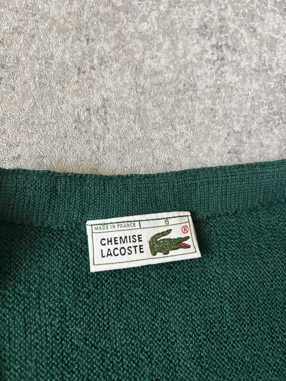 Vintage VINTAGE LACOSTE CHEMISE CARDIGAN Size US XL / EU 56 / 4 - 2 Thumbnail