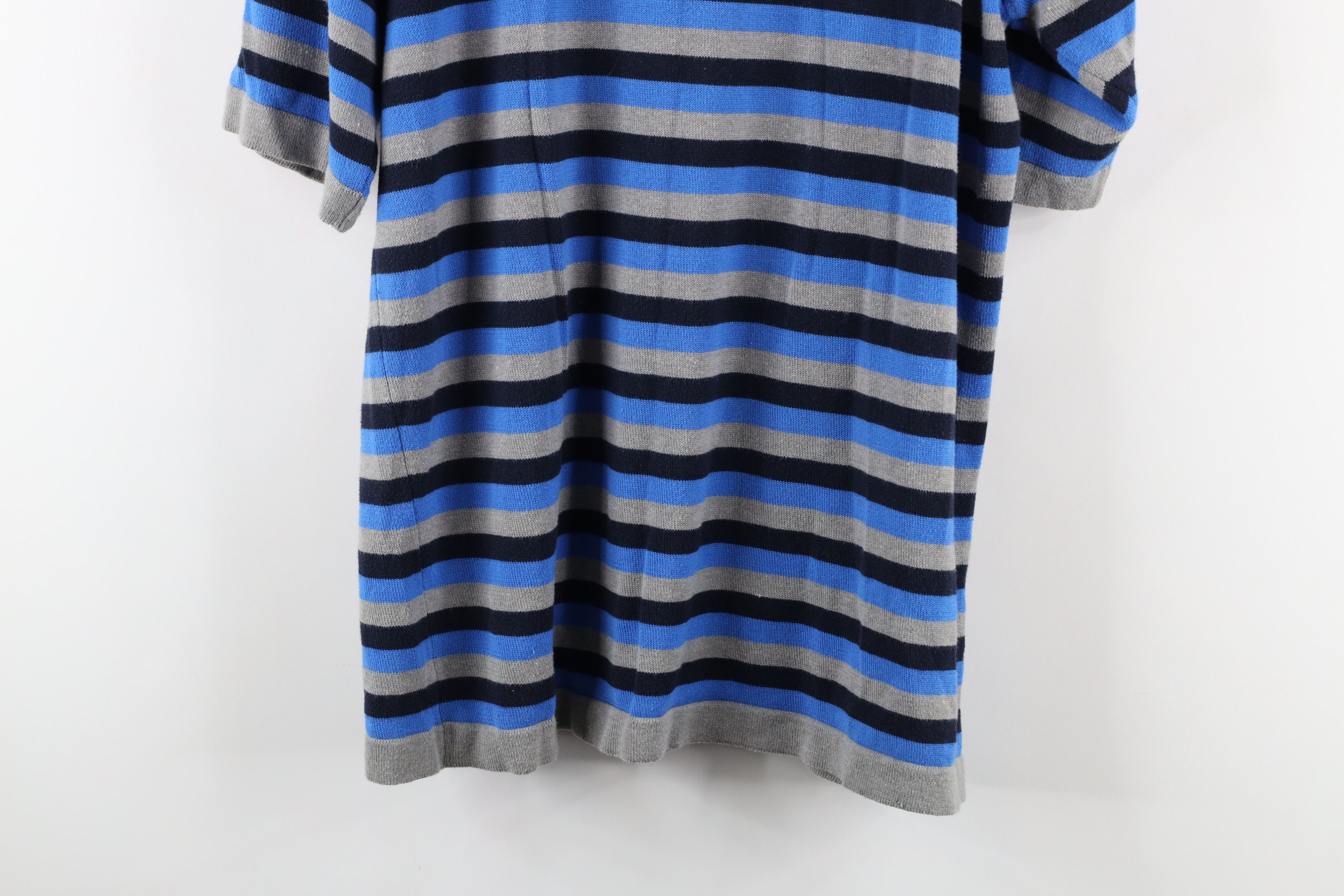 Phat Farm × Vintage Vintage Phat Farm Fit Striped Knit Short Sleeve Sweater Size US L / EU 52-54 / 3 - 10 Thumbnail