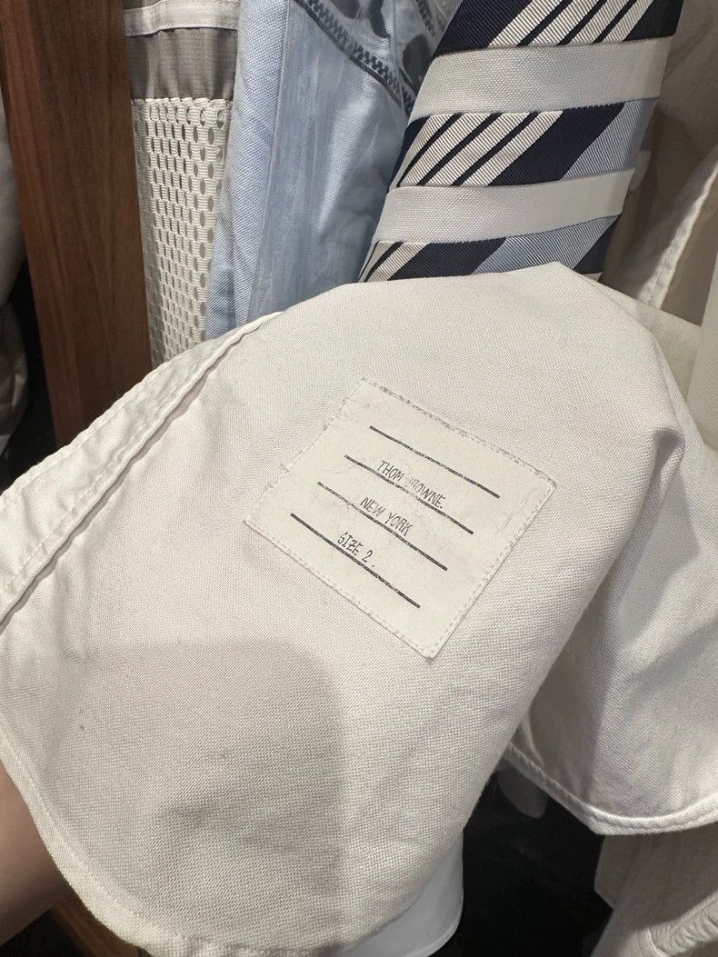 Thom Browne Thom Browne White shirt Size US M / EU 48-50 / 2 - 7 Thumbnail