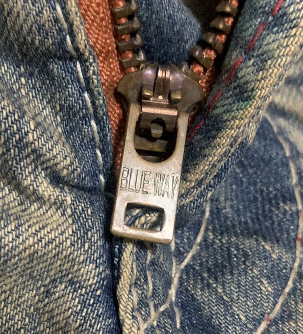 Japanese Brand Vintage 90s Blue Way Low Flare Bootcut Bell Bottom Jeans Size US 32 / EU 48 - 9 Thumbnail