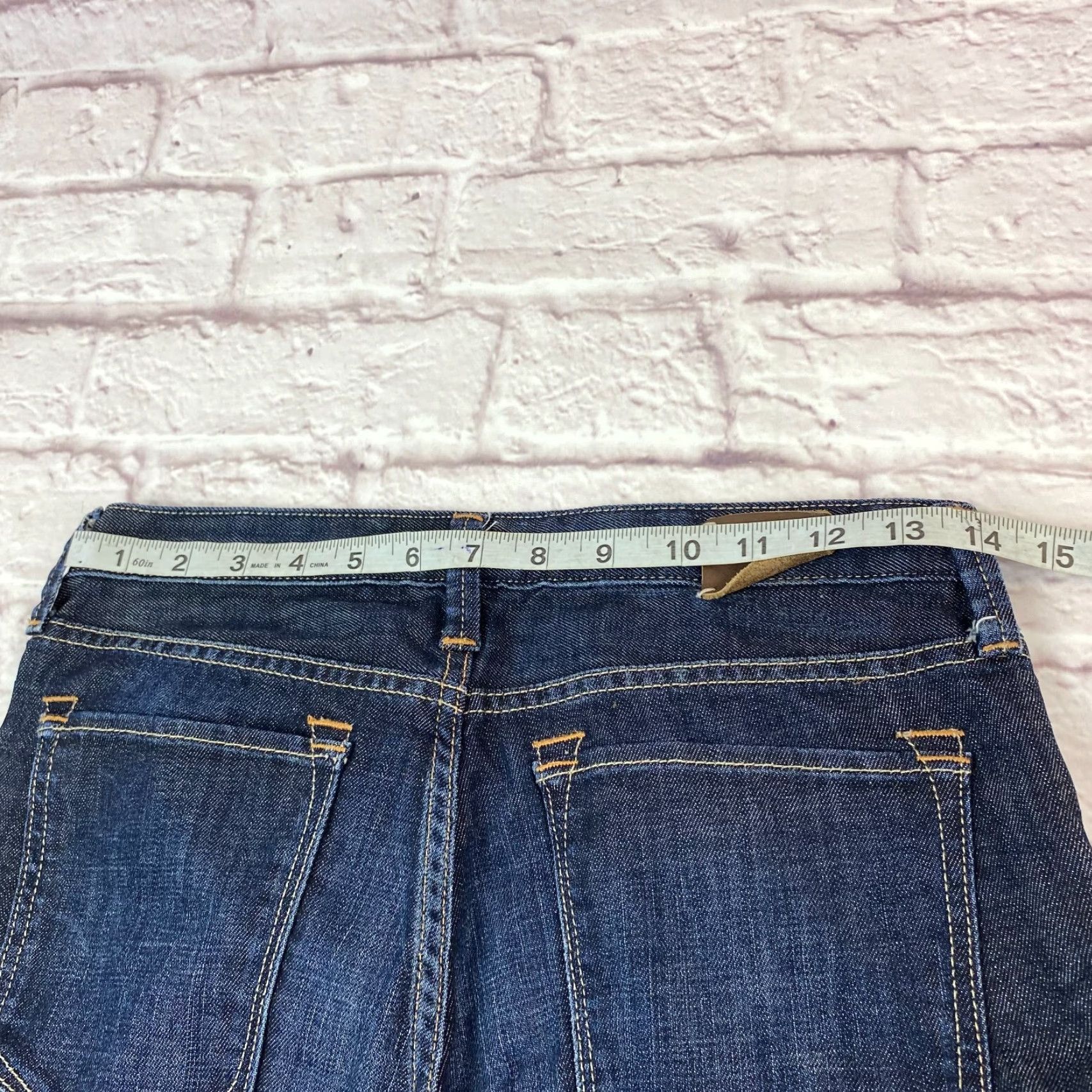 Banana Republic VINTAGE Banana Republic Straight Leg Jeans Womens 26P Low Rise Dark Wash Blue Denim Jeans? Size 26" / US 2 / IT 38 - 6 Thumbnail