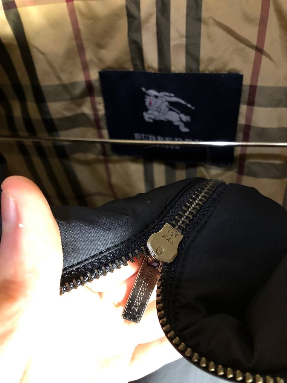 Burberry × Vintage VERY RARE BURBERRY MONOGRAM VESTS DOWN JAKCET DESIGNER DELUX Size US M / EU 48-50 / 2 - 6 Thumbnail