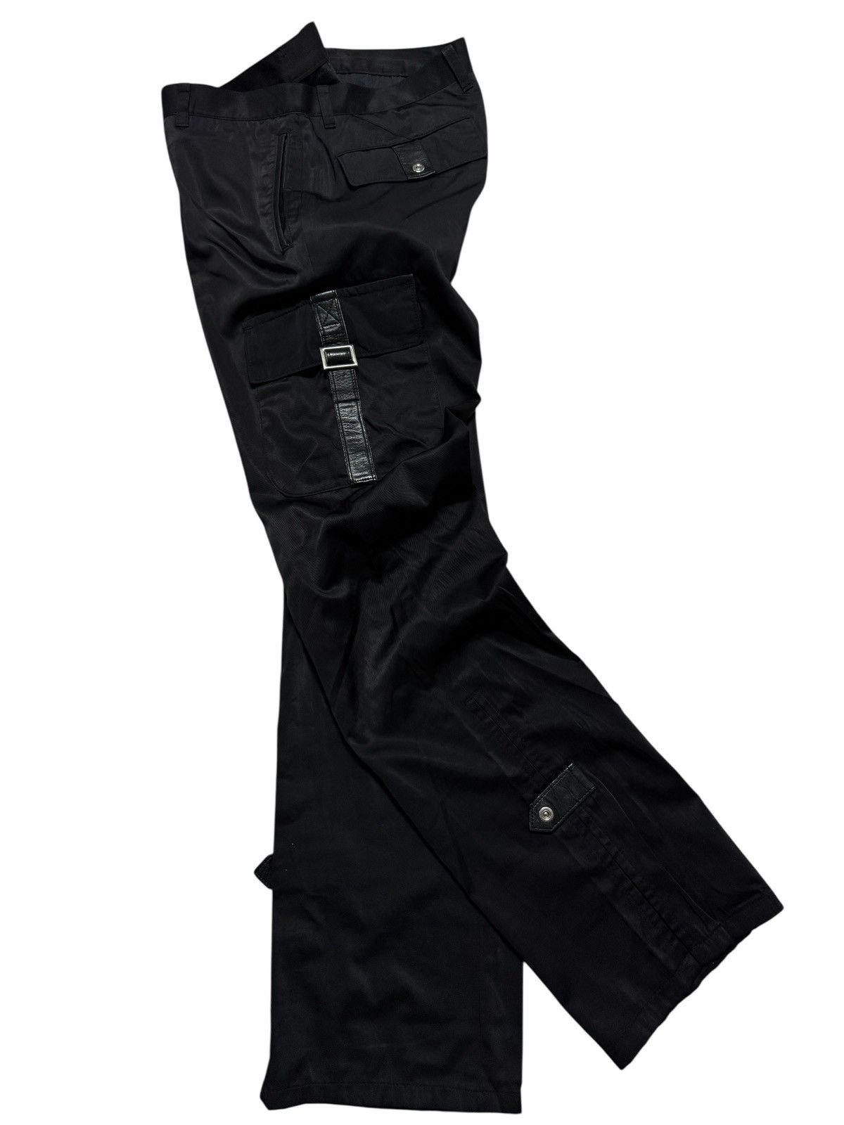 Studio D'Artisan Artisan Black Slack Cargo Button Leg Rare Japan Style Size US 30 / EU 46 - 1 Thumbnail