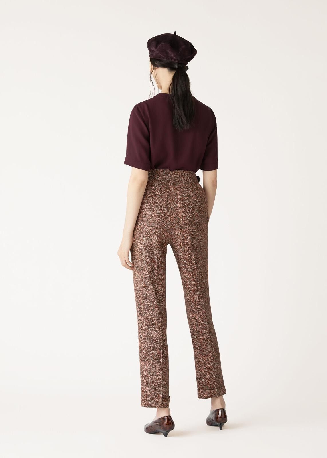 Loro Piana o1srvl11e0825 FAO4064 Short-sleeved Roundneck Blouse Brown Size M / US 6-8 / IT 42-44 - 6 Thumbnail