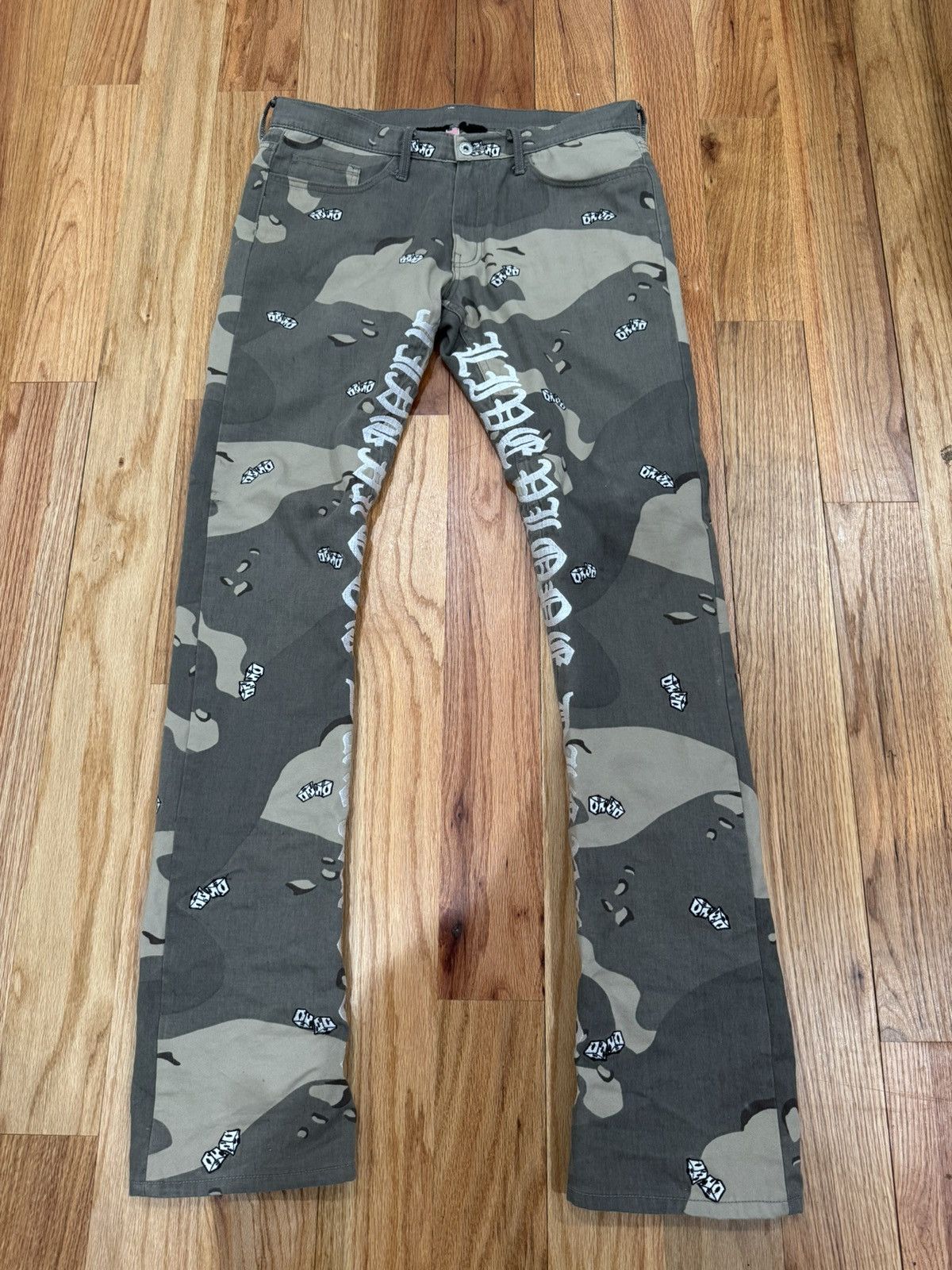 Vlone Vlone Desert Camo Denim Jeans (M) Size US 32 / EU 48 - 1 Thumbnail