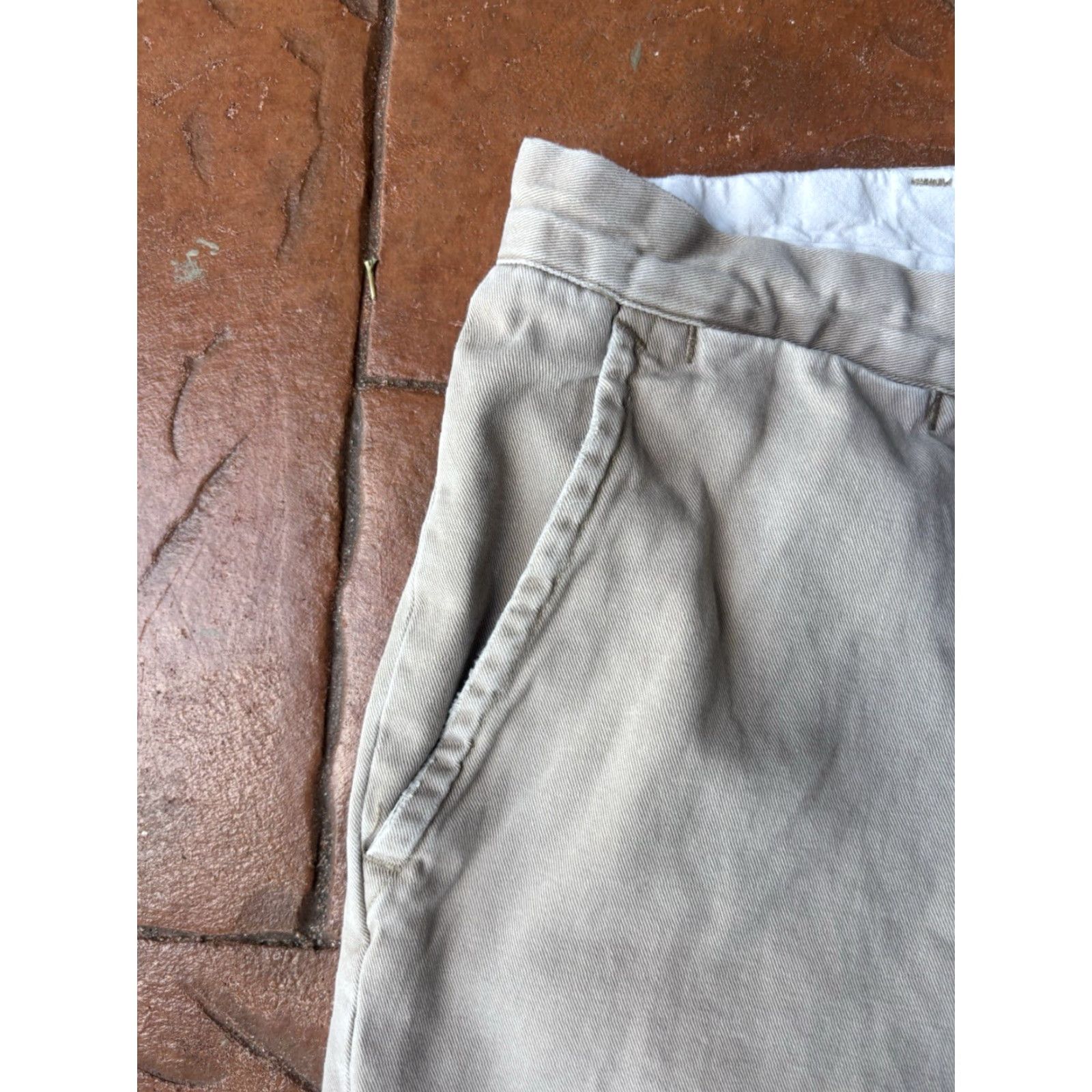 Polo Ralph Lauren VINTAGE Polo Ralph Lauren Khakis Pants Men 35x30 Beige Canvas Flat Front Cargo Pockets Zipper Button 90s Y2K Preppy Workwear Relaxed Size US S / EU 44-46 / 1 - 7 Thumbnail