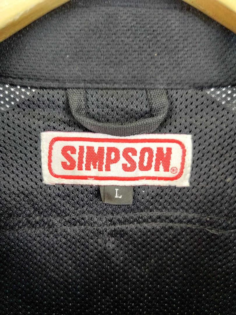 Vintage Vintage Simpson Racing Motorcycle Biker Jacket Size US L / EU 52-54 / 3 - 16 Thumbnail