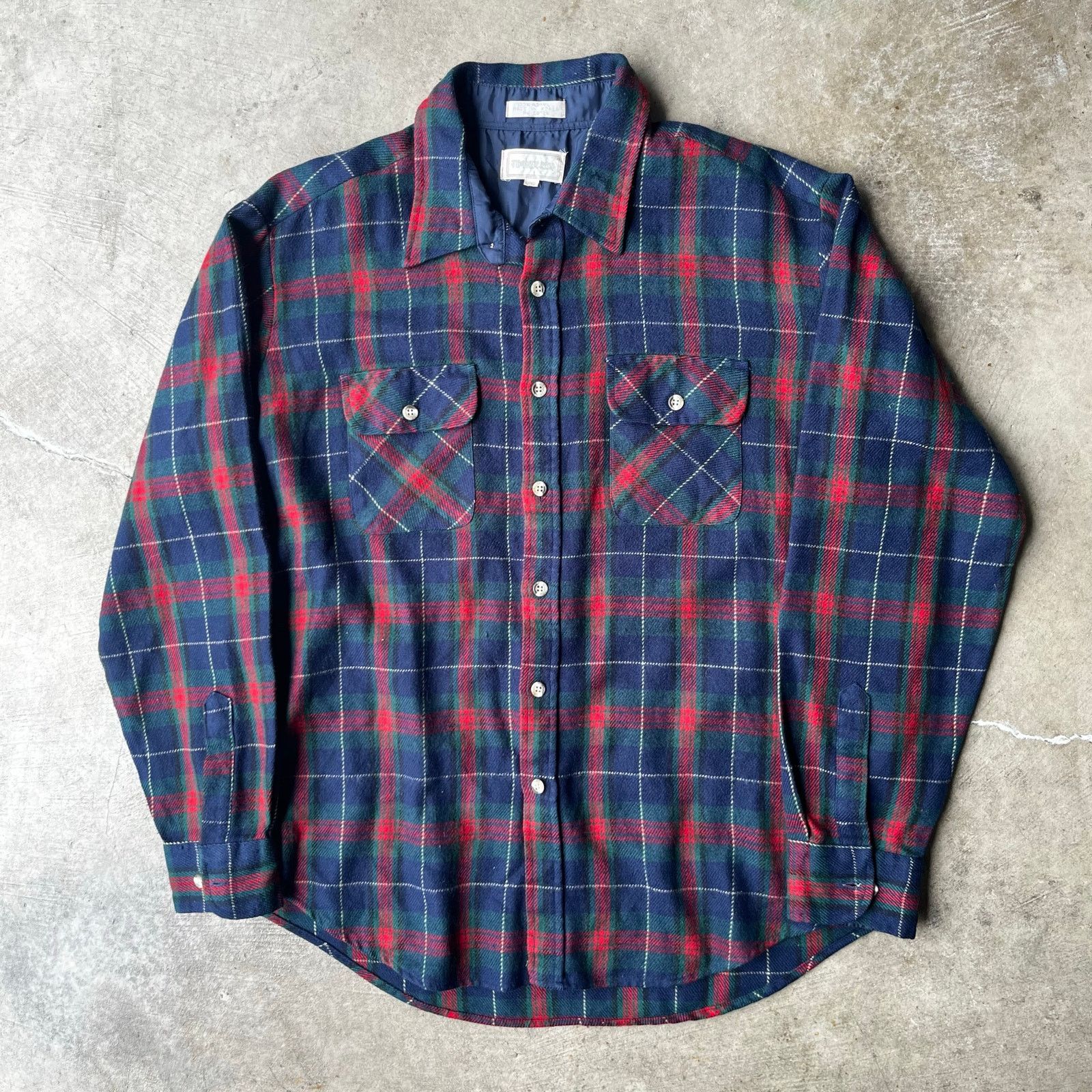 Vintage VINTAGE TIMBER RIN ACRYLIC BOARD SHIRT FLANNEL PLAID XL Size US XL / EU 56 / 4 - 2 Thumbnail