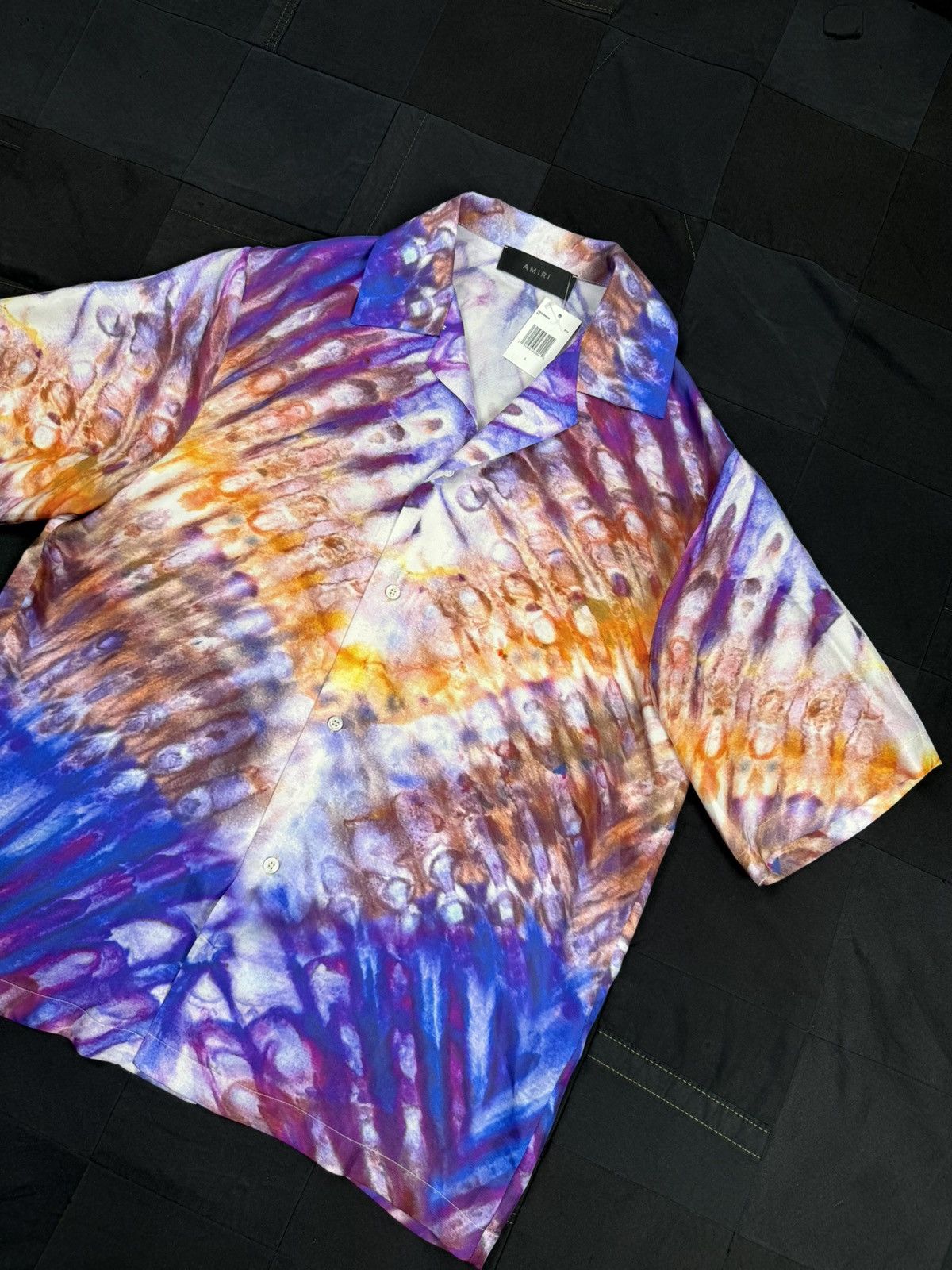 Amiri Tie-dye Silk Shirt Size US L / EU 52-54 / 3 - 2 Thumbnail