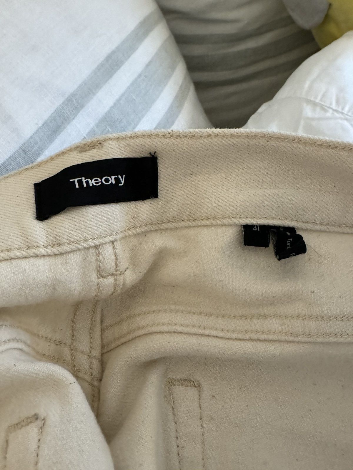 Theory Theory Off-White Jeans Size US 31 - 3 Thumbnail