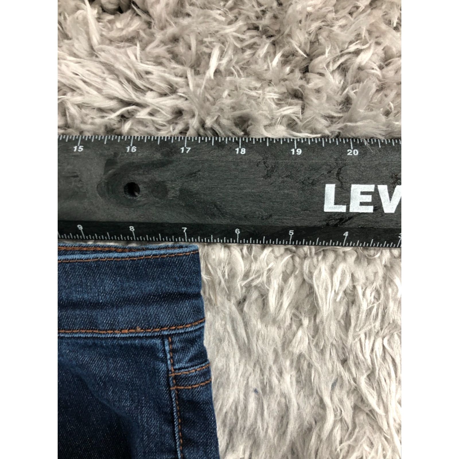 Loft LOFT Jeans Skinny 12 Womens Dark Blue Denim 5-Pocket Mid Rise Regular Fit Size 34" / US 12 / IT 48 - 2 Thumbnail