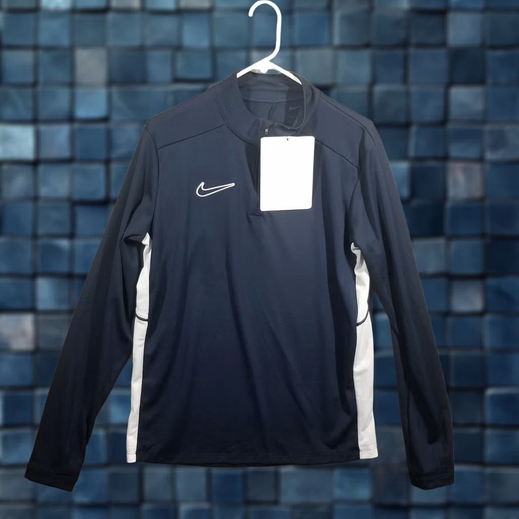 Nike Nike Dri-FIT Jacket Shirt Medium Adult Navy Blue Football Track Jacket Mens Size US M / EU 48-50 / 2 - 1 Thumbnail