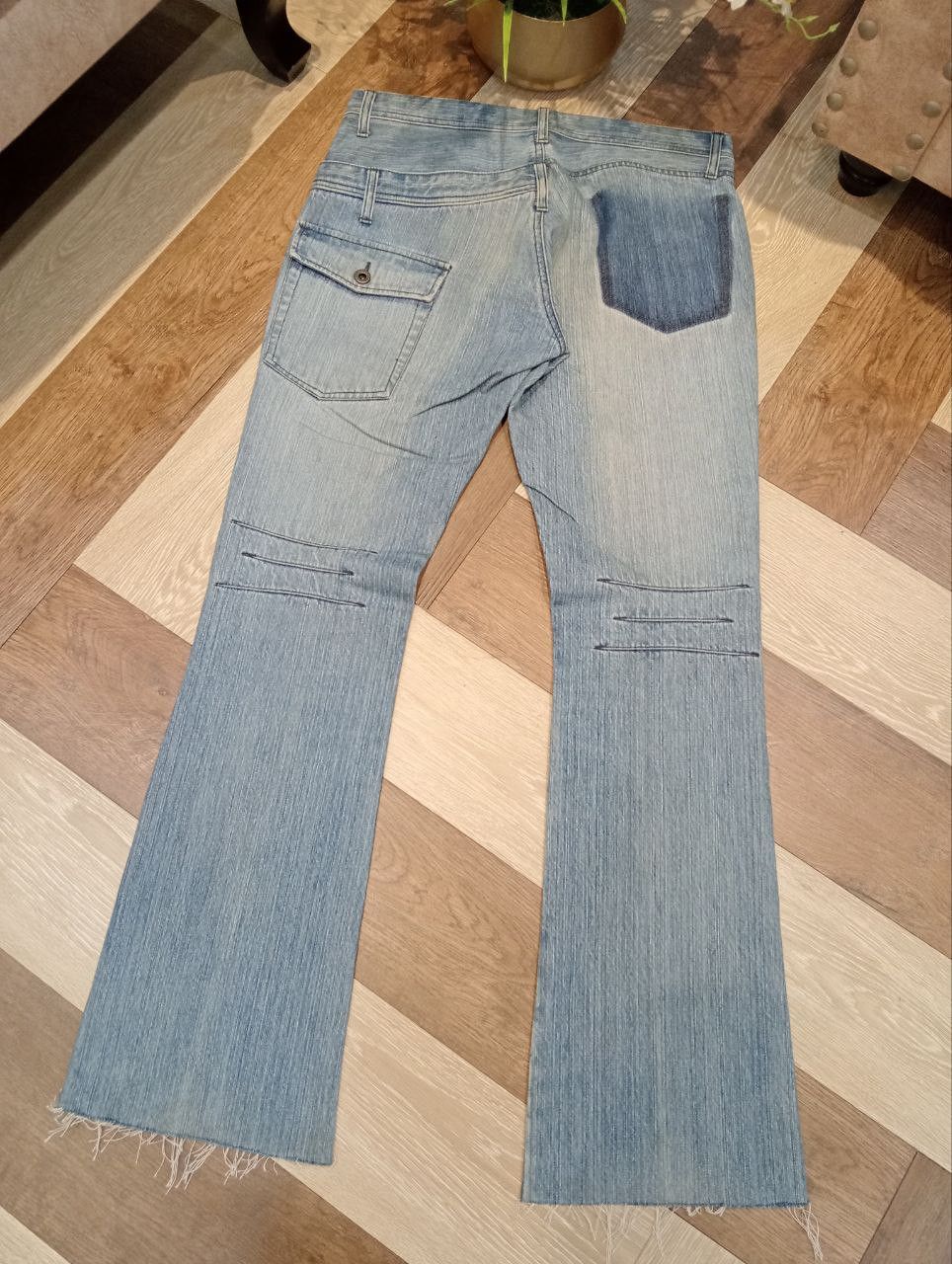 The Difference JAPANESE RUPERT THE DIFFERENCE FLARED BLUE JEANS Size US 34 / EU 50 - 2 Thumbnail