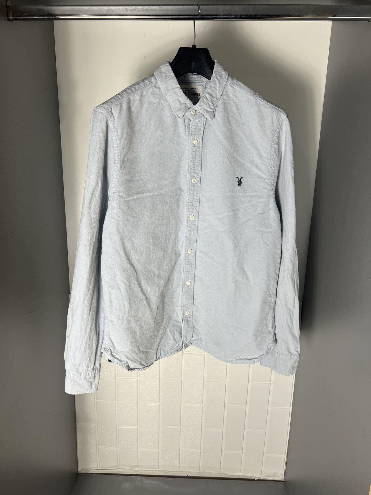 Allsaints × Vintage VERY RARE ALLSAINTS SPITALFIELDS LONG SLEEVE SHIRT DESIGNER Size US XL / EU 56 / 4 - 3 Thumbnail