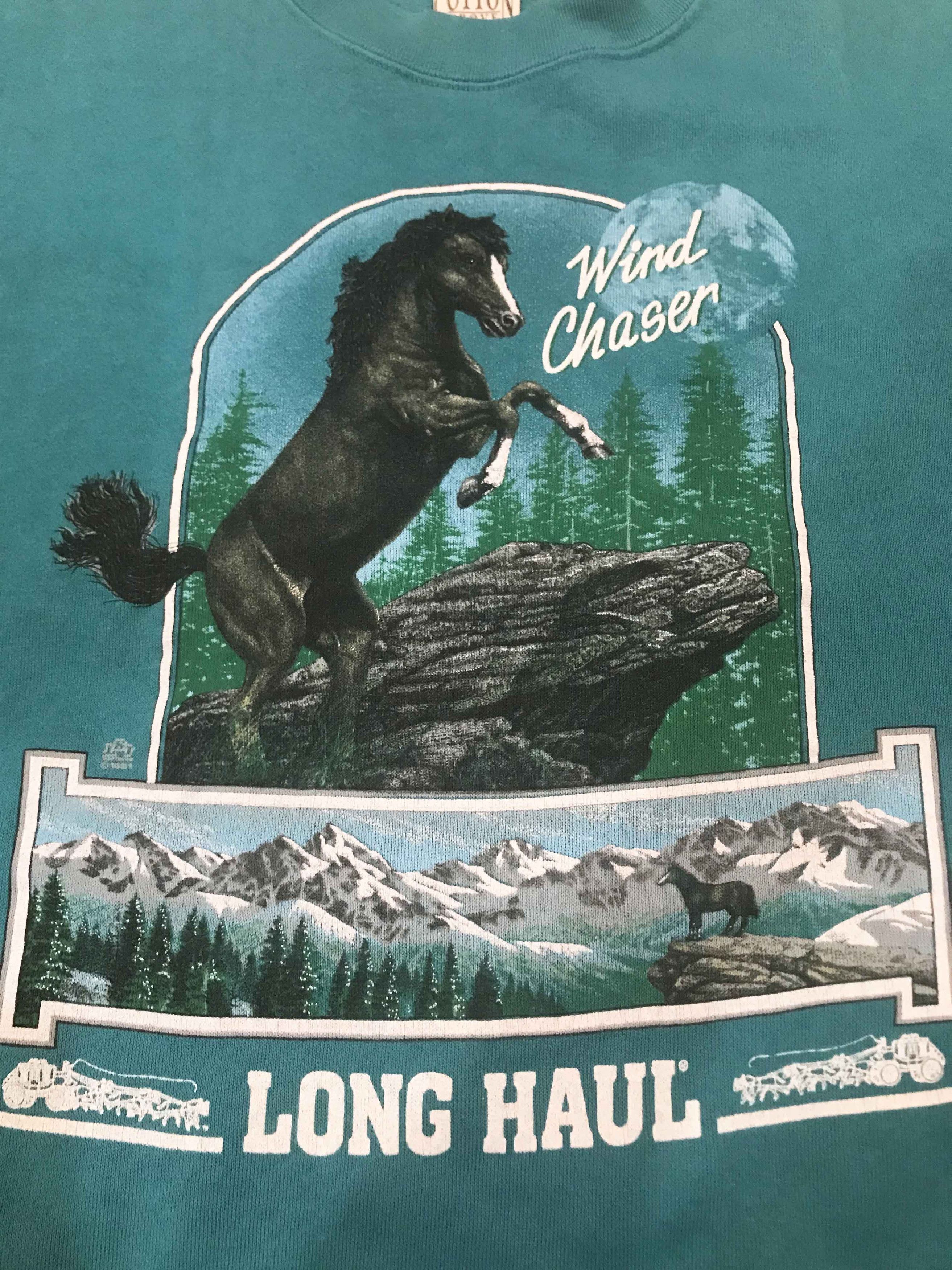 Vintage Vintage Cotton Grove Long Haul Wind Chaser Sweatshirt Size US XL / EU 56 / 4 - 2 Thumbnail
