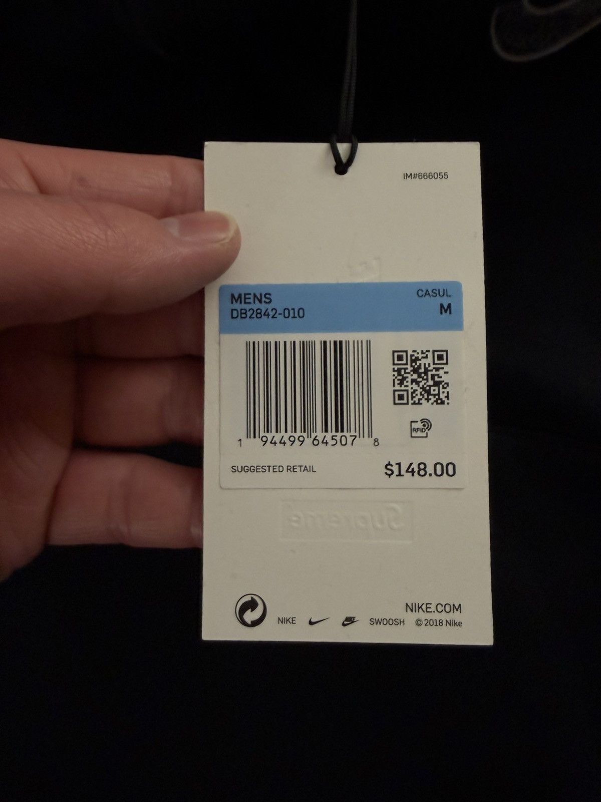 Nike × Supreme Supreme x Nike Half Zip Hooded Sweatshirt Black Size Medium Size US M / EU 48-50 / 2 - 5 Thumbnail