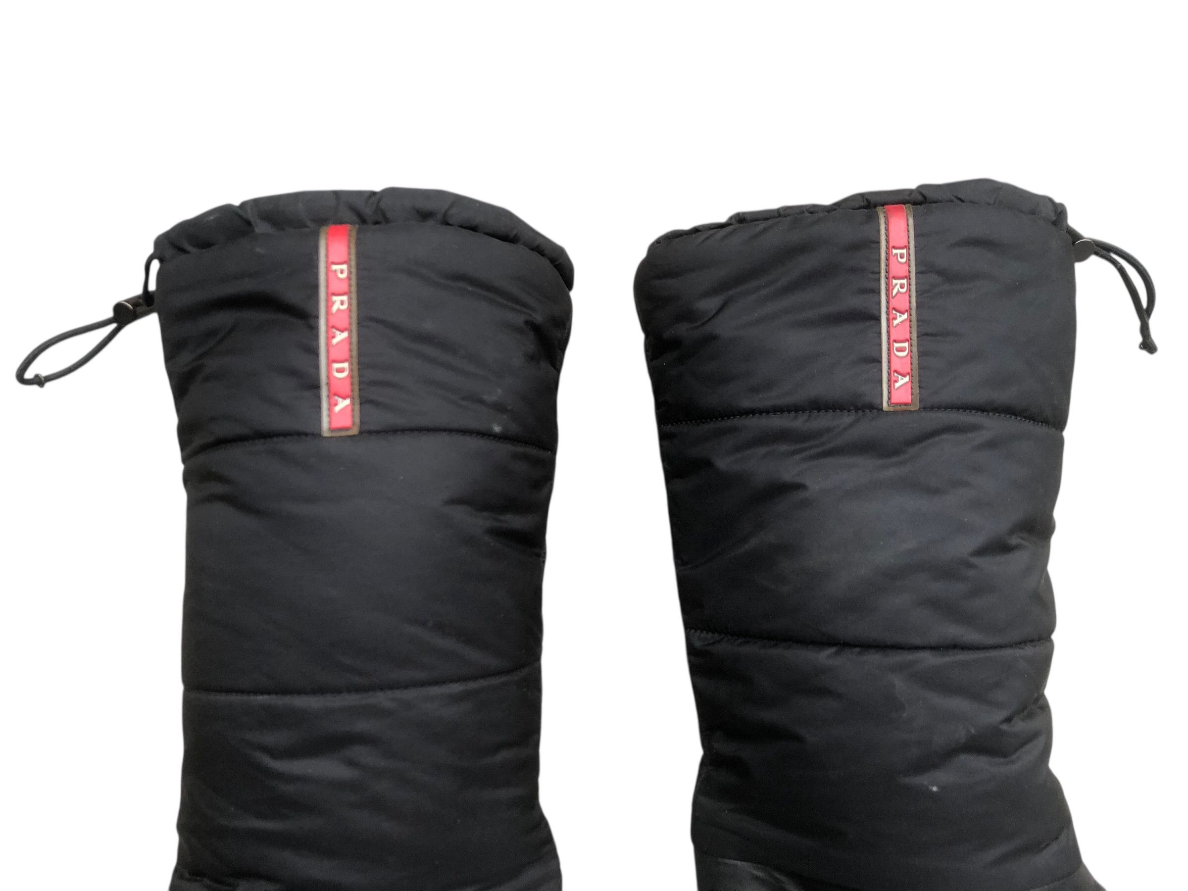 Prada 🔥Vintage PRADA Sport Knee-High Leather Snow Boots Archive Size US 8.5 / IT 38.5 - 7 Thumbnail