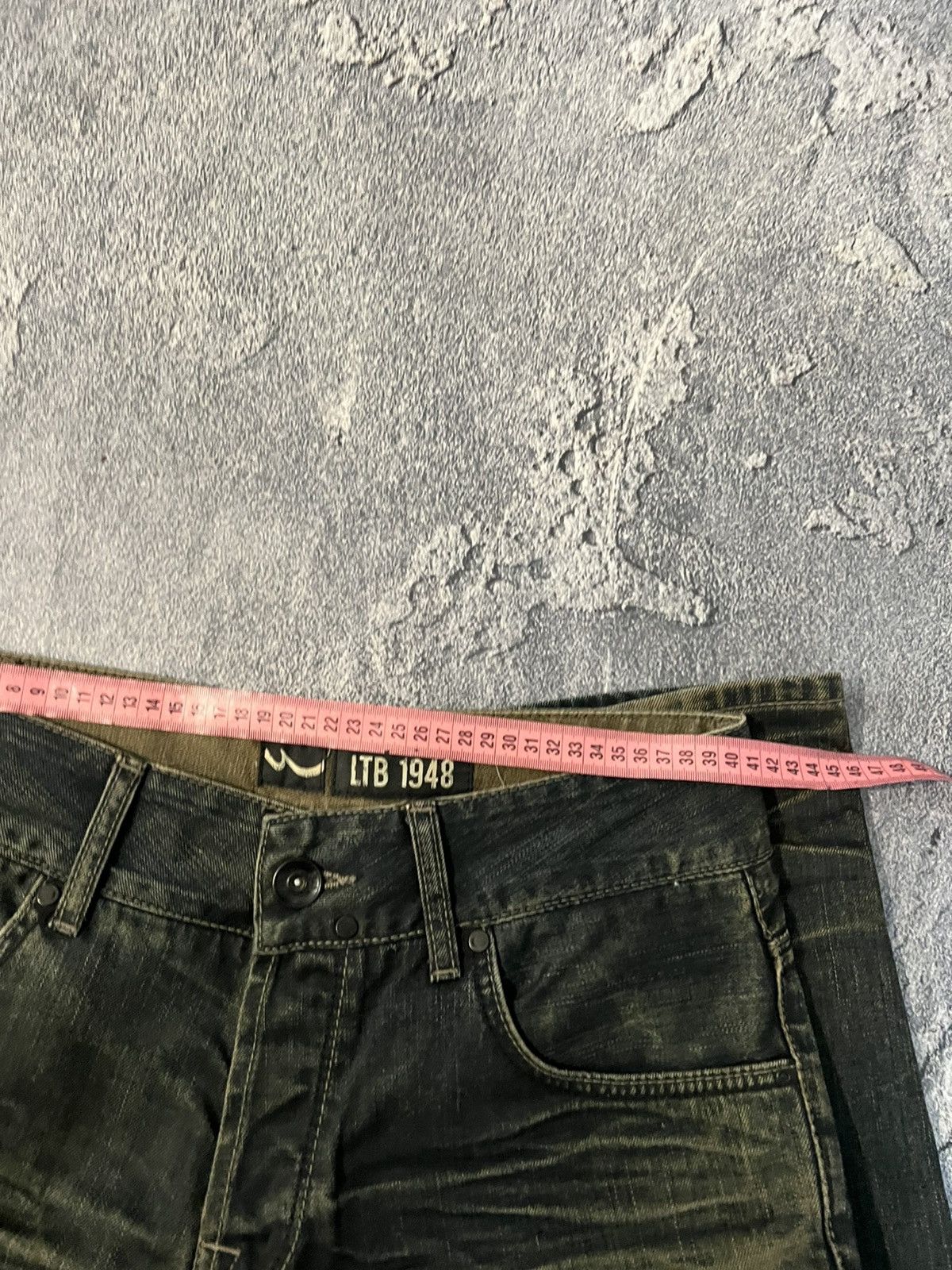 Japanese Brand Japanese Distressed Patina Dark Avan Style Denim Slim Size US 32 / EU 48 - 9 Thumbnail