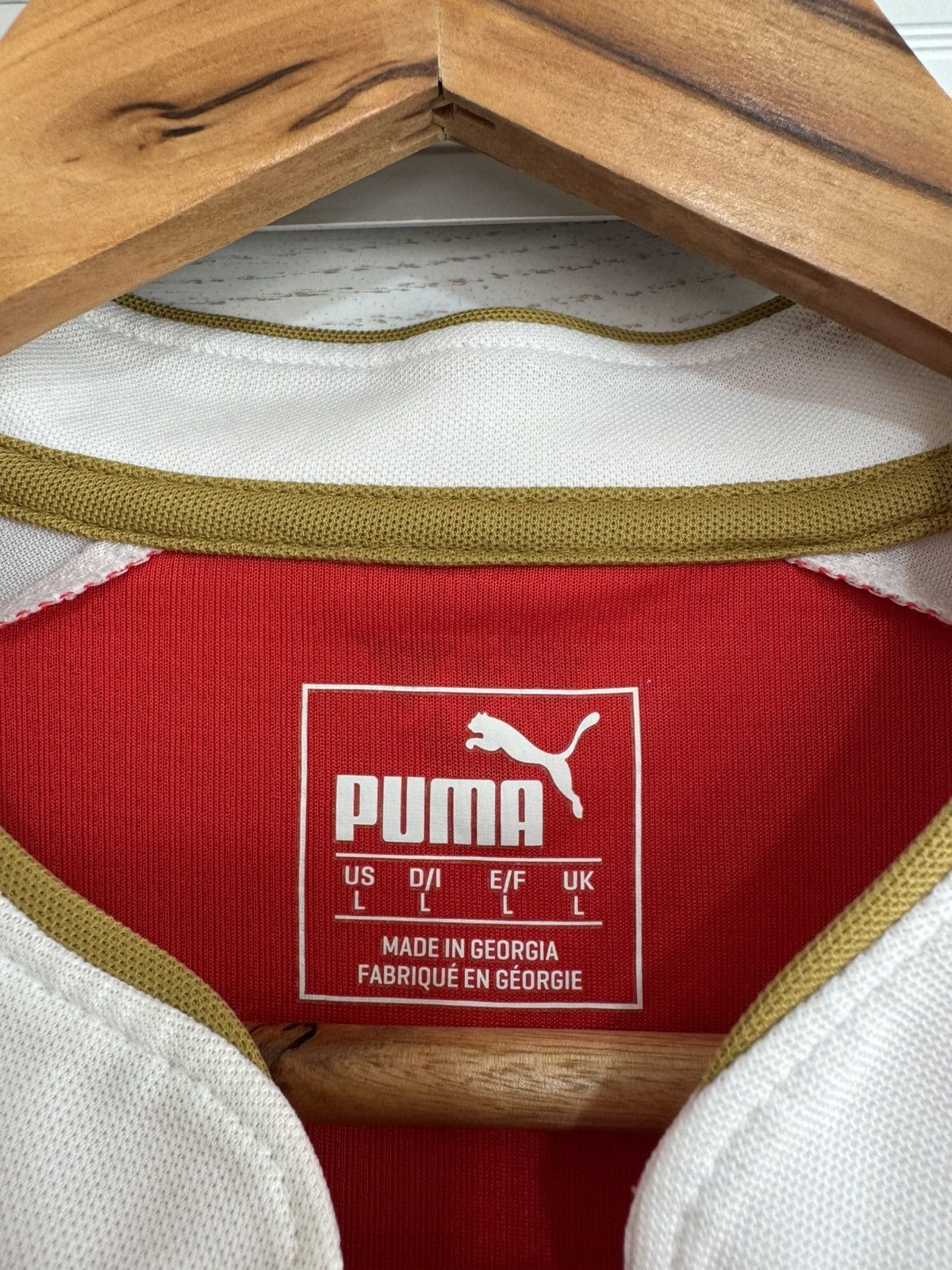 Puma Arsenal 2015-2016 Home Soccer Jersey Football Shirt Kit Size US L / EU 52-54 / 3 - 9 Thumbnail