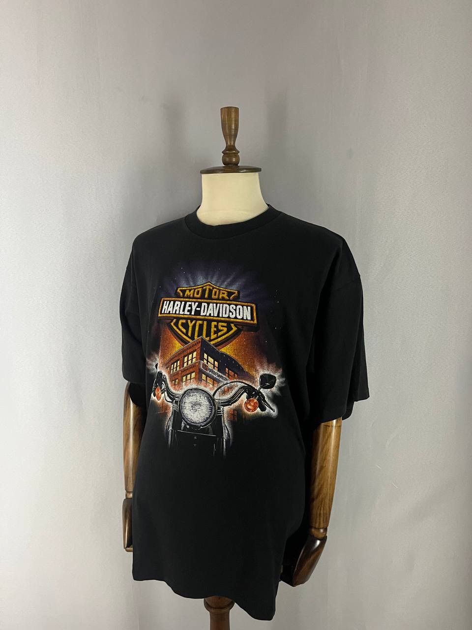 Harley Davidson Harley Davidson Tee T Shirt Vintage Black 1990s Size US XXL / EU 58 / 5 - 1 Thumbnail