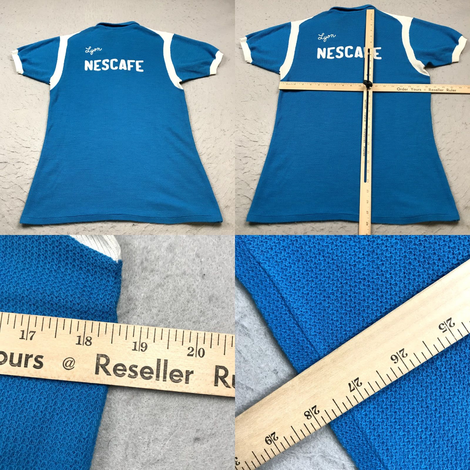 Vintage VINTAGE Hilton Bowling Shirt Mens M Blue Knit Polo Rockabilly 1950s USA Shirts Rockabilly Mens M Blue USA Size US M / EU 48-50 / 2 - 8 Thumbnail