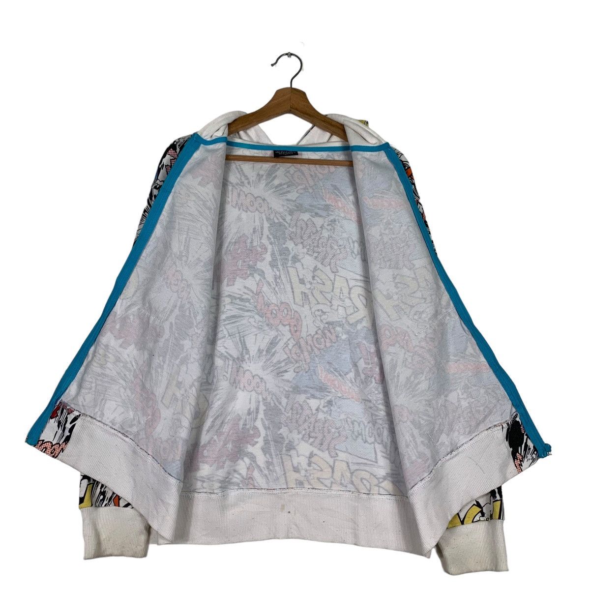 Japanese Brand DEFECTIVE STRUCT Fullprint Comics Zipper Hoodies #0578-C26 Size US L / EU 52-54 / 3 - 11 Thumbnail