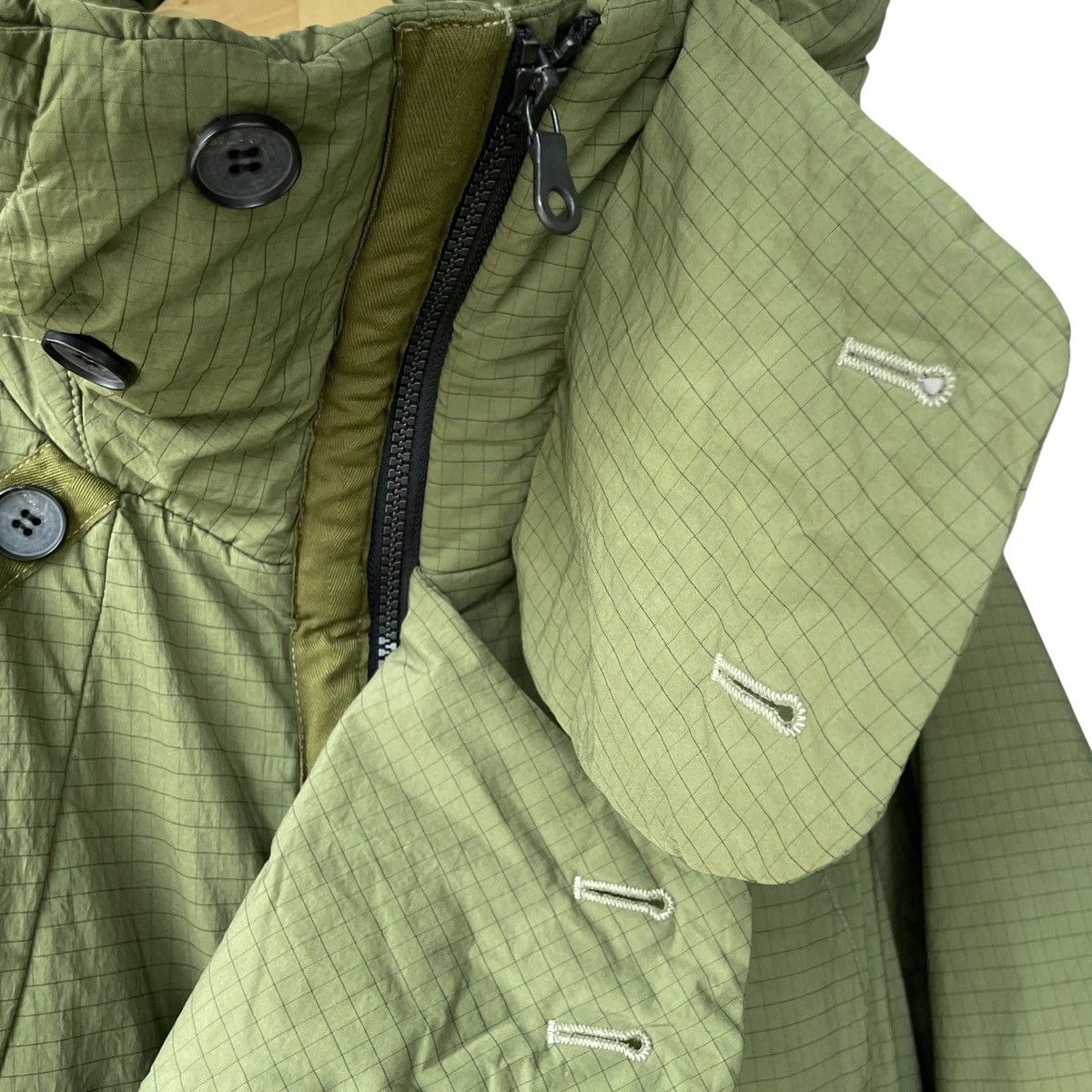 Japanese Brand Kamishima Chinami Yellow KCY Japan Designer Parka Jacket Size M / US 6-8 / IT 42-44 - 8 Thumbnail