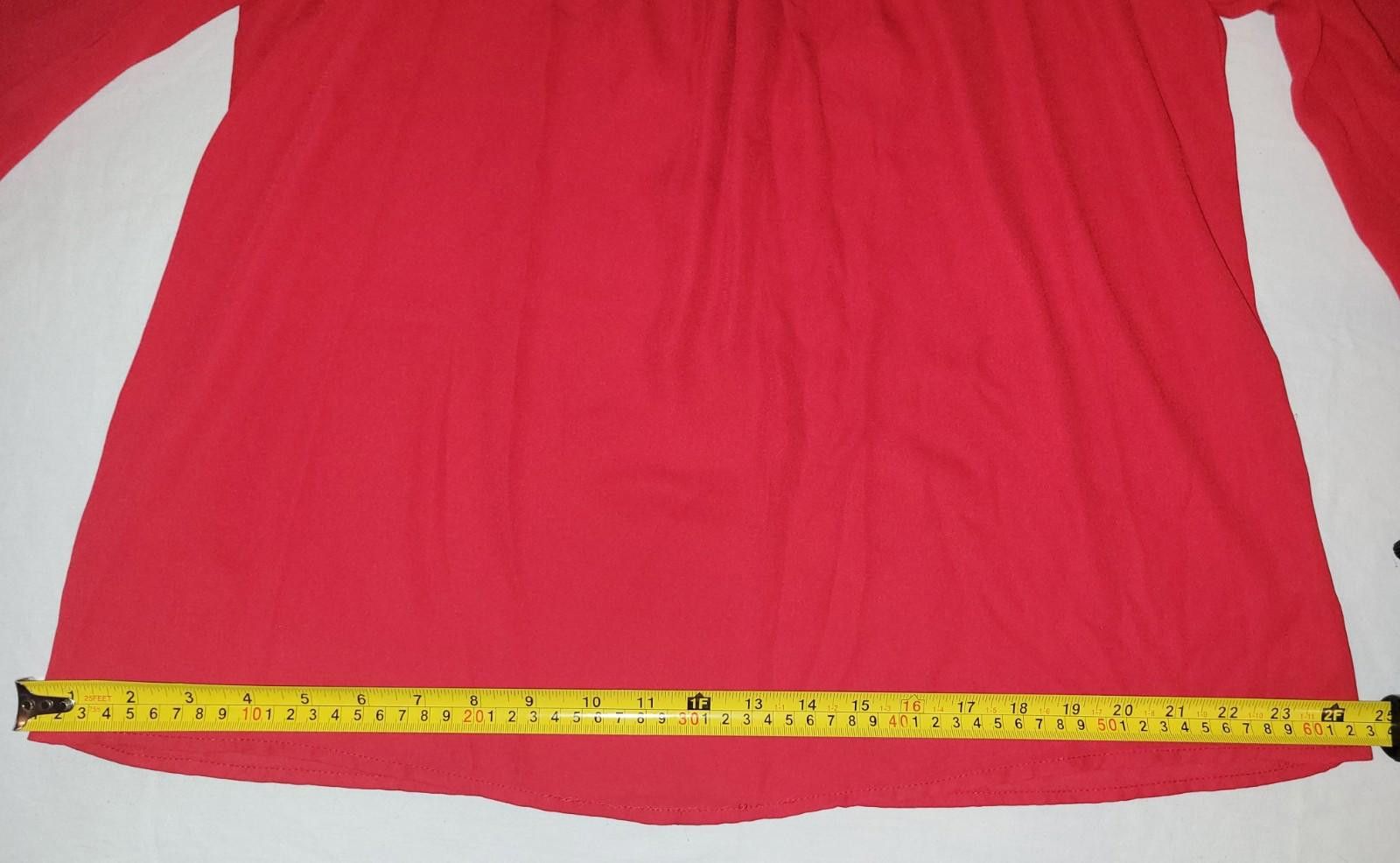 Designer No Boundries women's Medium[7-9] red blouse long sleeve Size M / US 6-8 / IT 42-44 - 5 Thumbnail