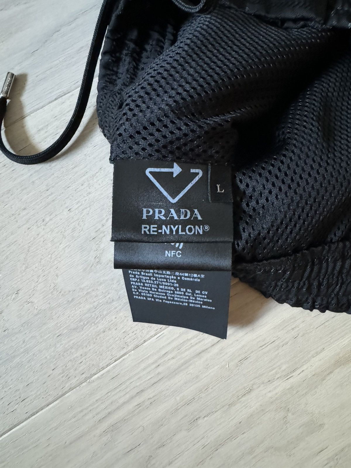 Prada Prada Black Monogram Re-nylon Pants Size US 34 / EU 50 - 6 Thumbnail