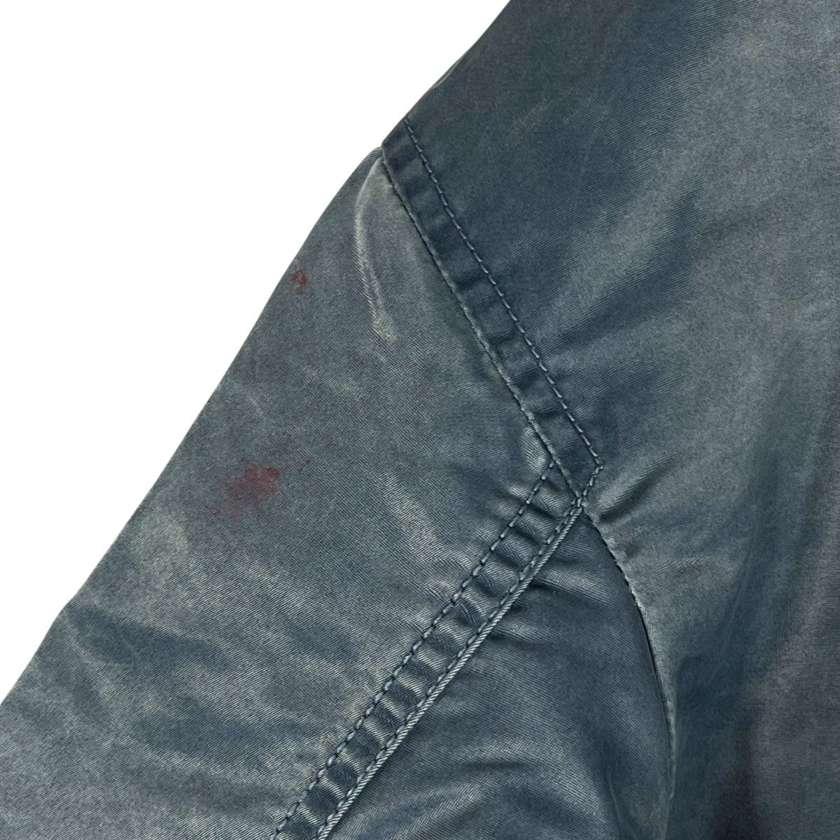 Japanese Brand Vintage Machope MA-1 Flight Jacket | Sun Faded Blue Bomber Size US L / EU 52-54 / 3 - 13 Thumbnail