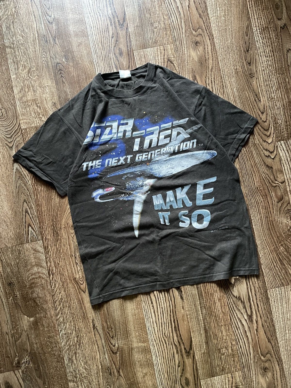Band Tees Vintage Y2K Star Trek Generations 1995 T-Shirt Tee Size US M / EU 48-50 / 2 - 2 Thumbnail