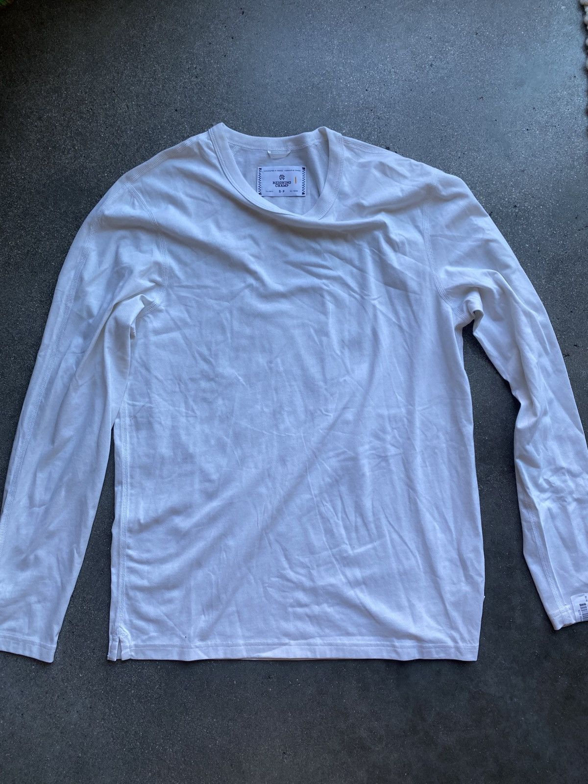 Reigning Champ Reigning Champ Long Sleeve White Size US S / EU 44-46 / 1 - 2 Thumbnail